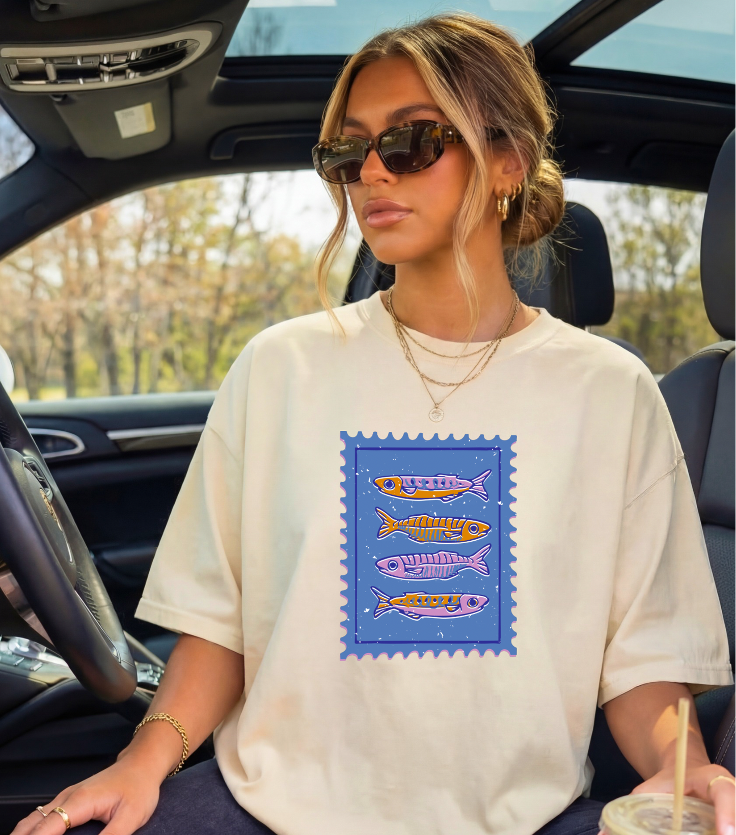 Summer Sardines Graphic Tee