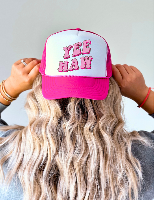 "Yee Haw" Mama Ladies Trucker Hat