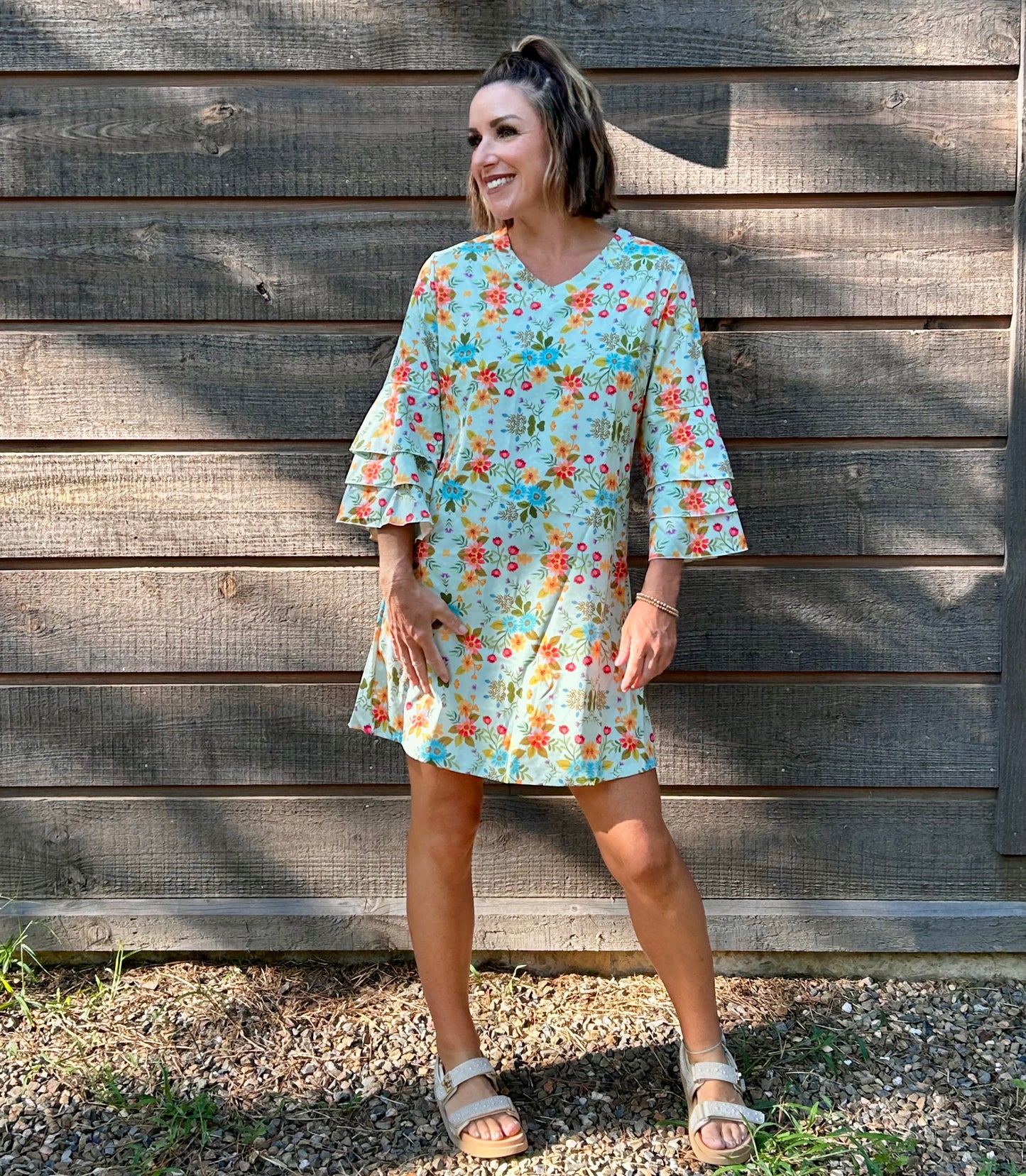 Meadow Tiered Sleeve Dress