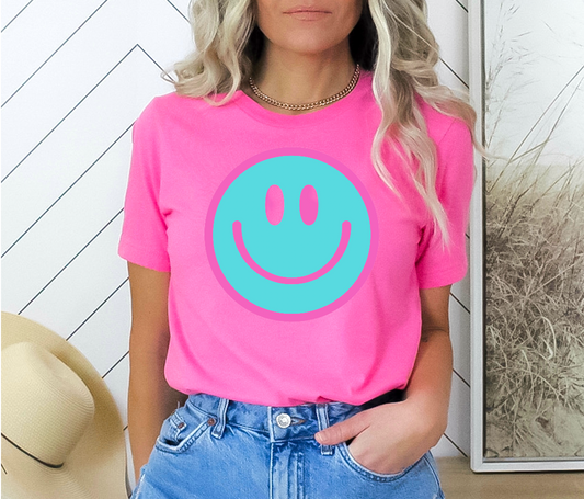 Smiley Face Graphic T-Shirt