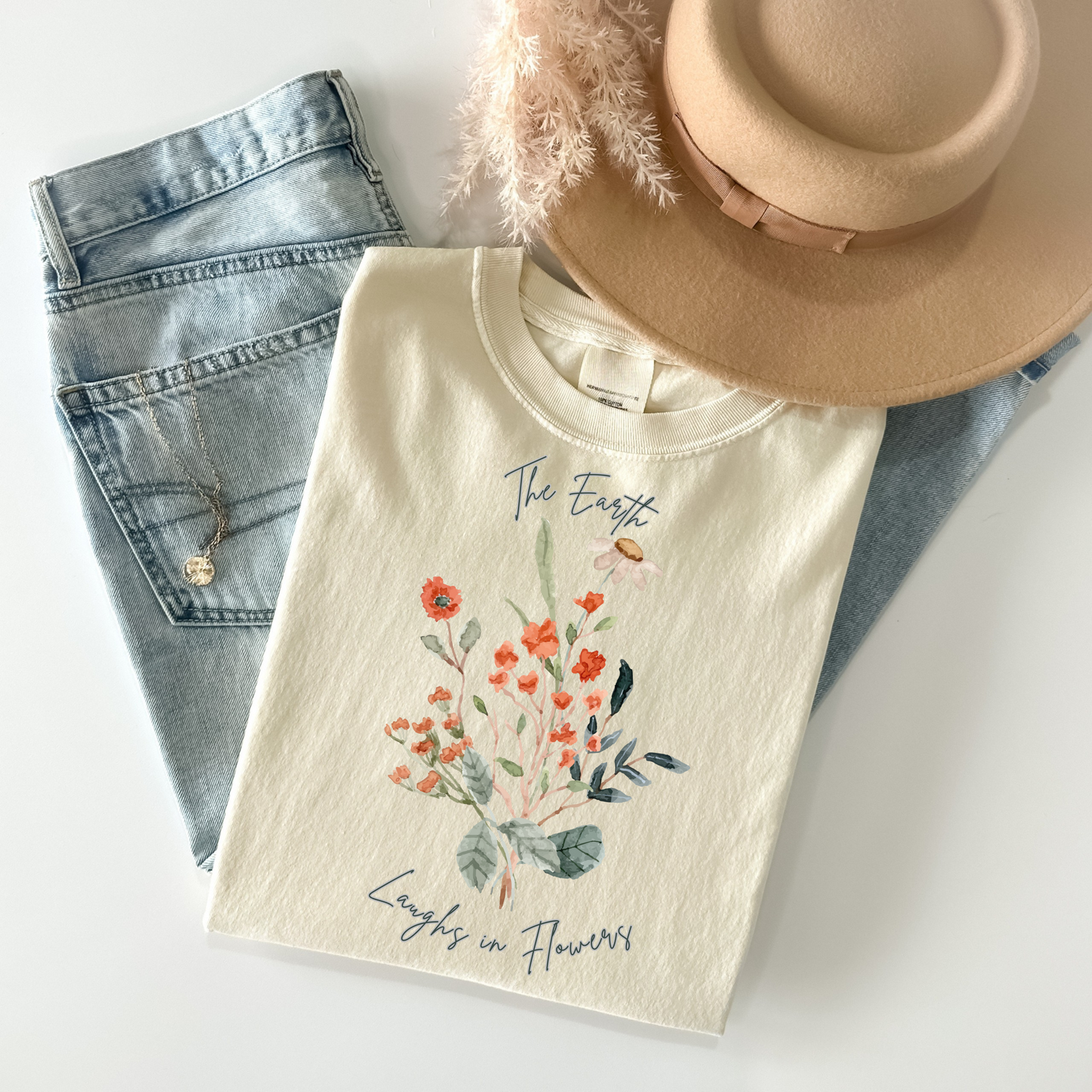 The Earth Laughs in Flowers Tee