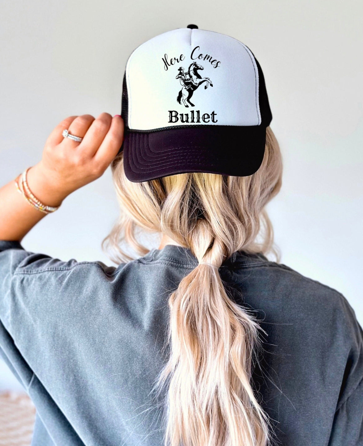 Oklahoma State Pistols Firing Trucker Hat