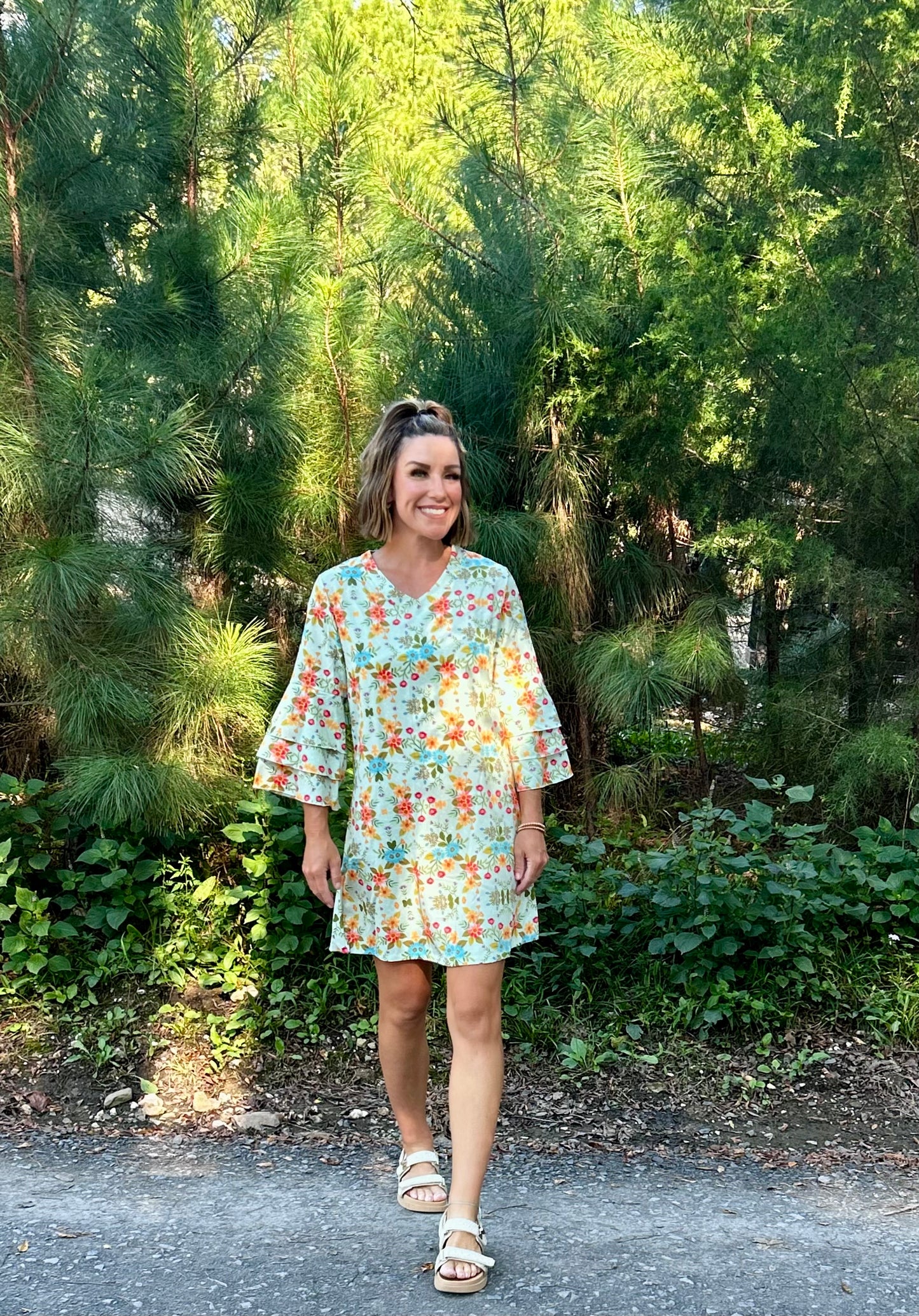 Meadow Tiered Sleeve Dress