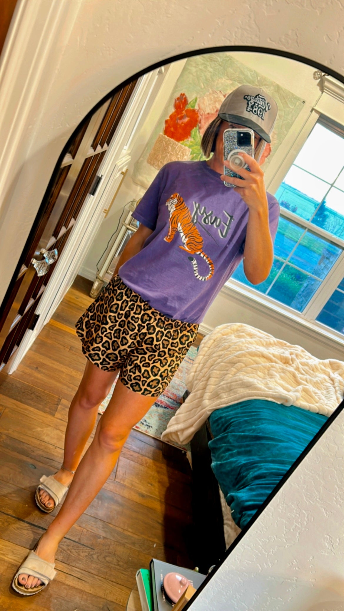 “Charley&Me Cheetah" Silky Boxer Shorts