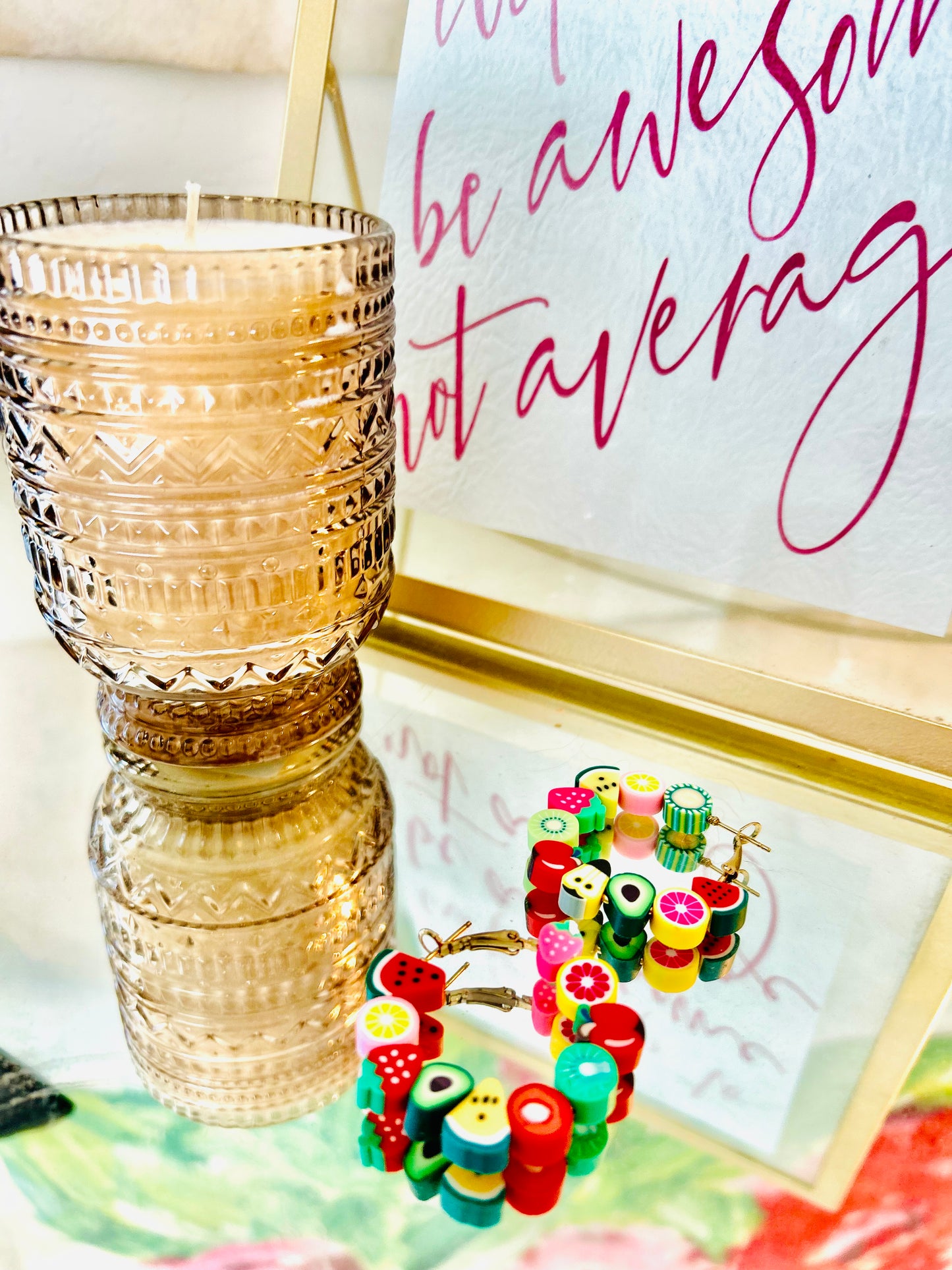 Fruitful Hoop Earrings