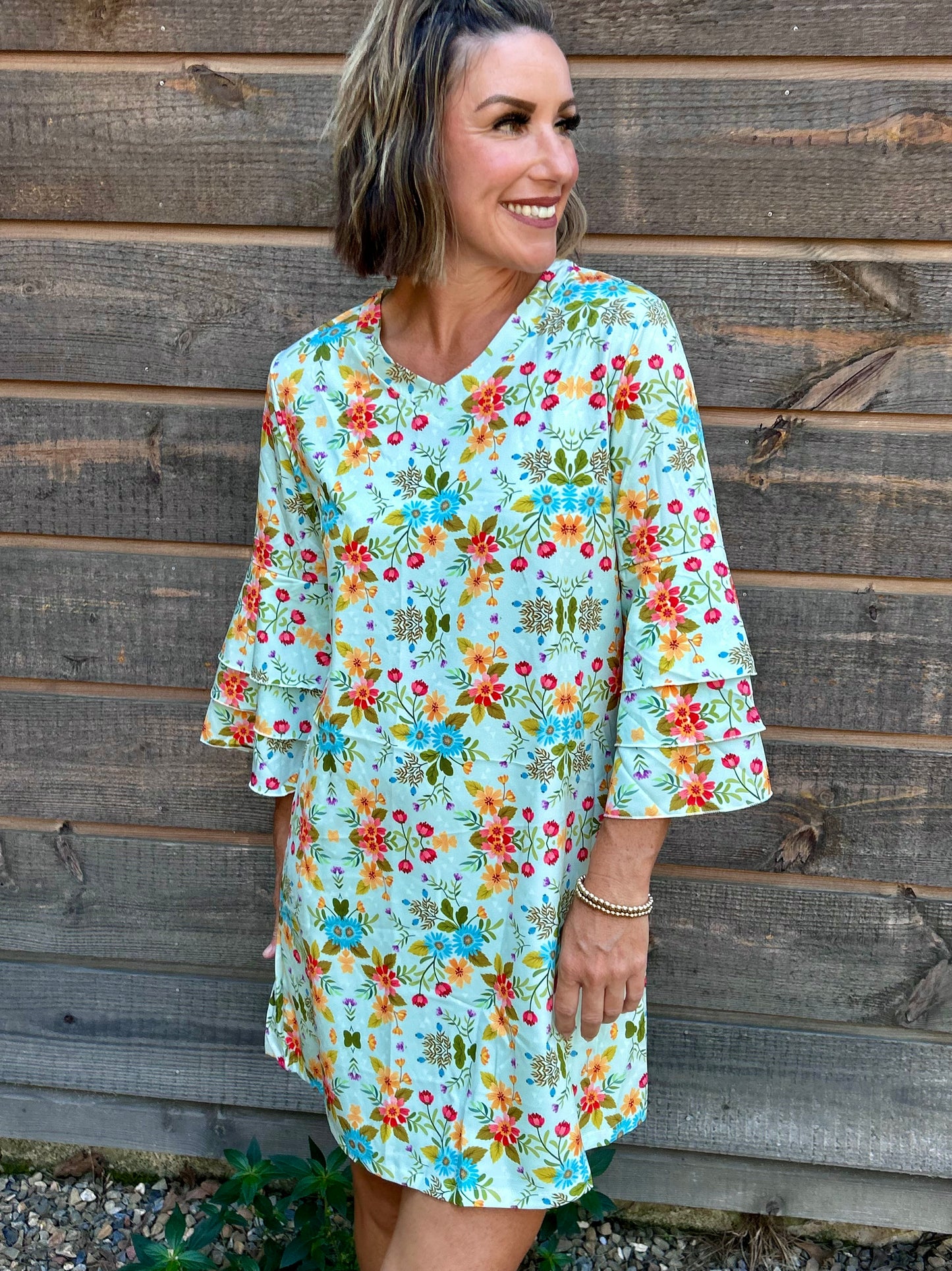 Meadow Tiered Sleeve Dress