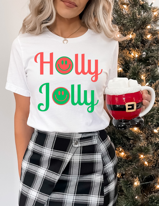 Ladies Holy Jolly Graphic Tee