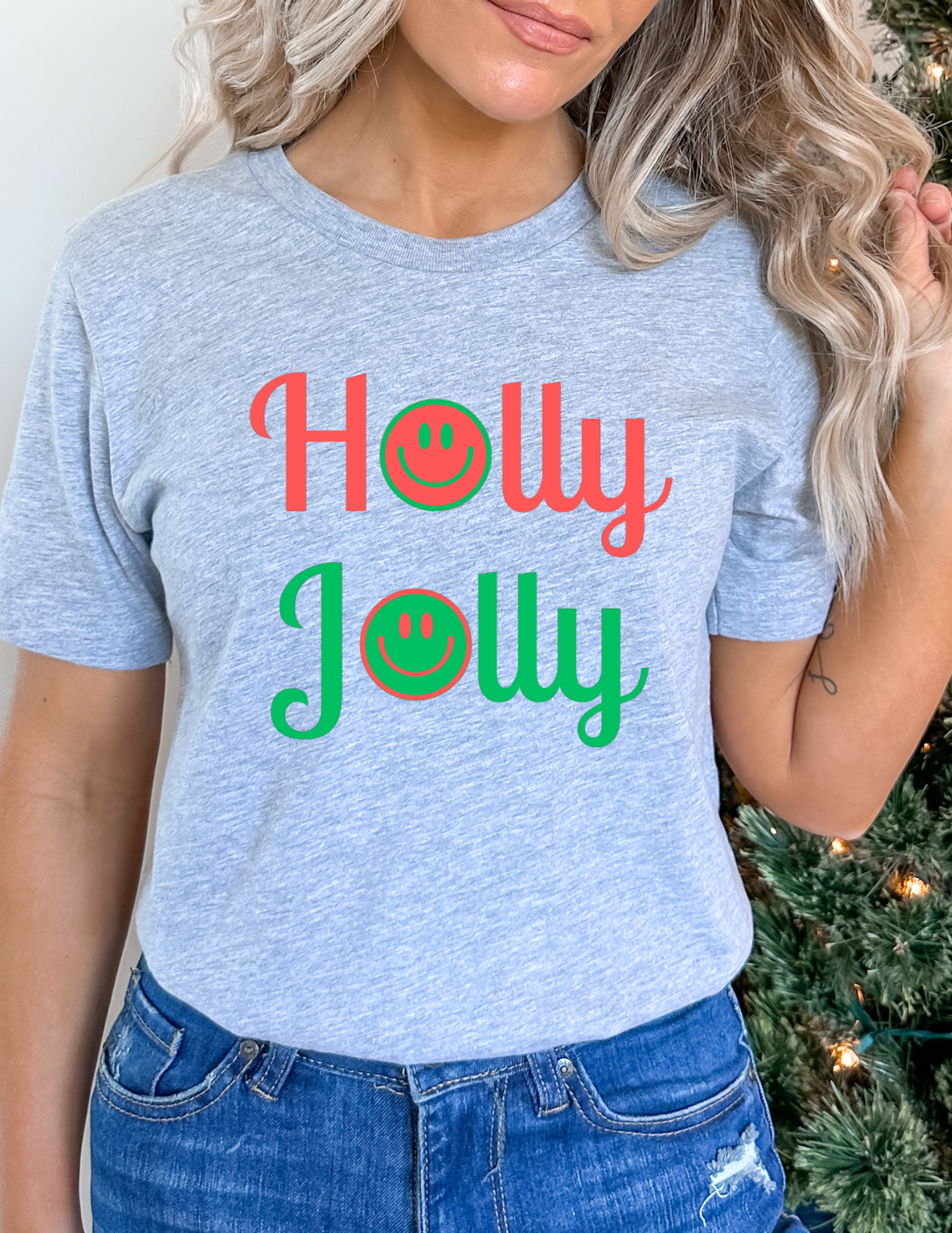 Ladies Holy Jolly Graphic Tee