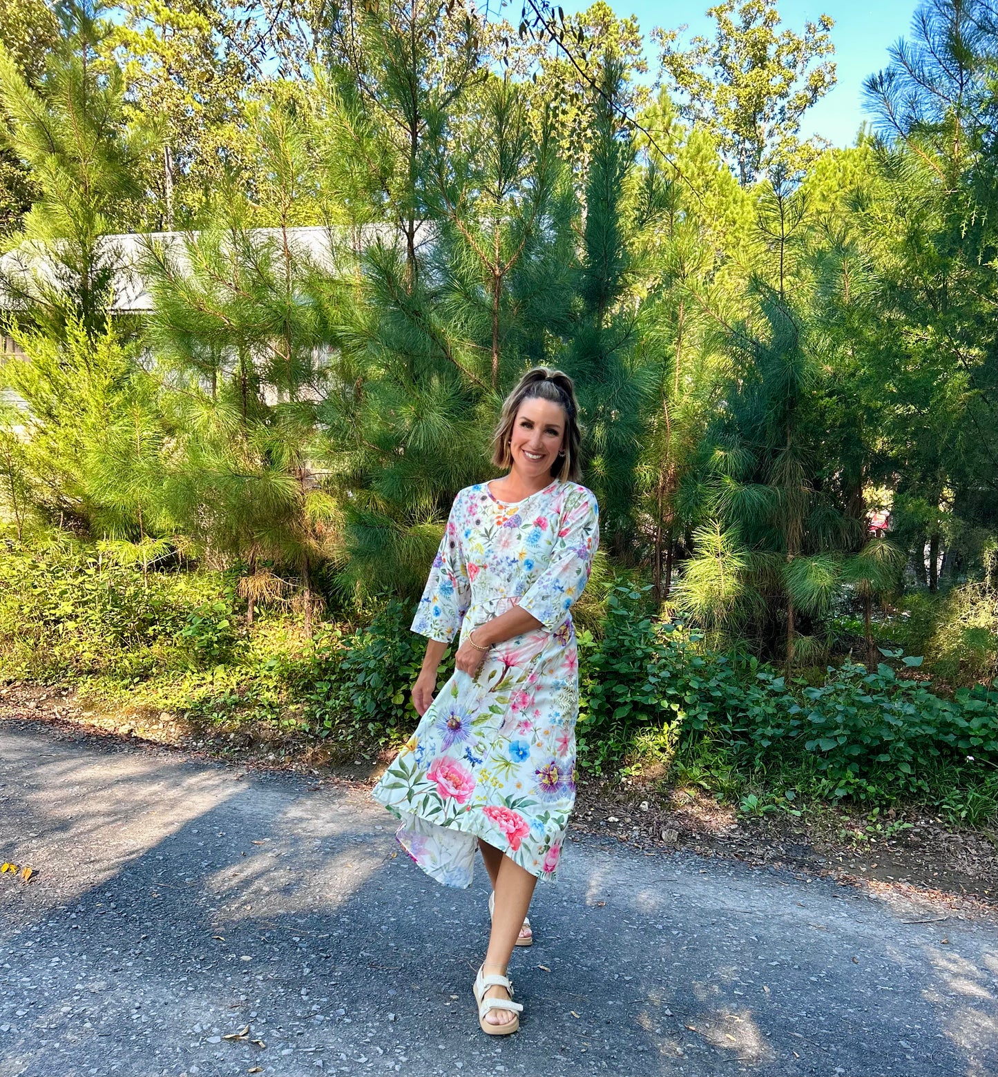 Fields of Bliss Floral Dress