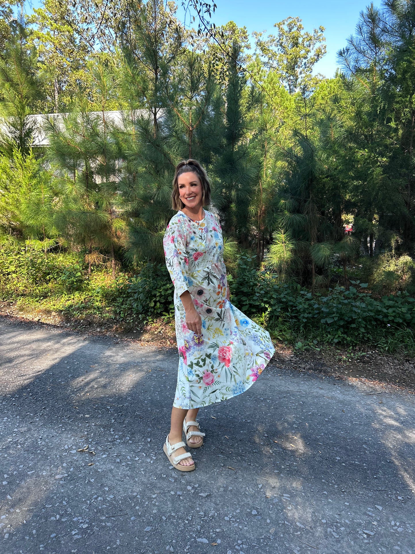 Fields of Bliss Floral Dress