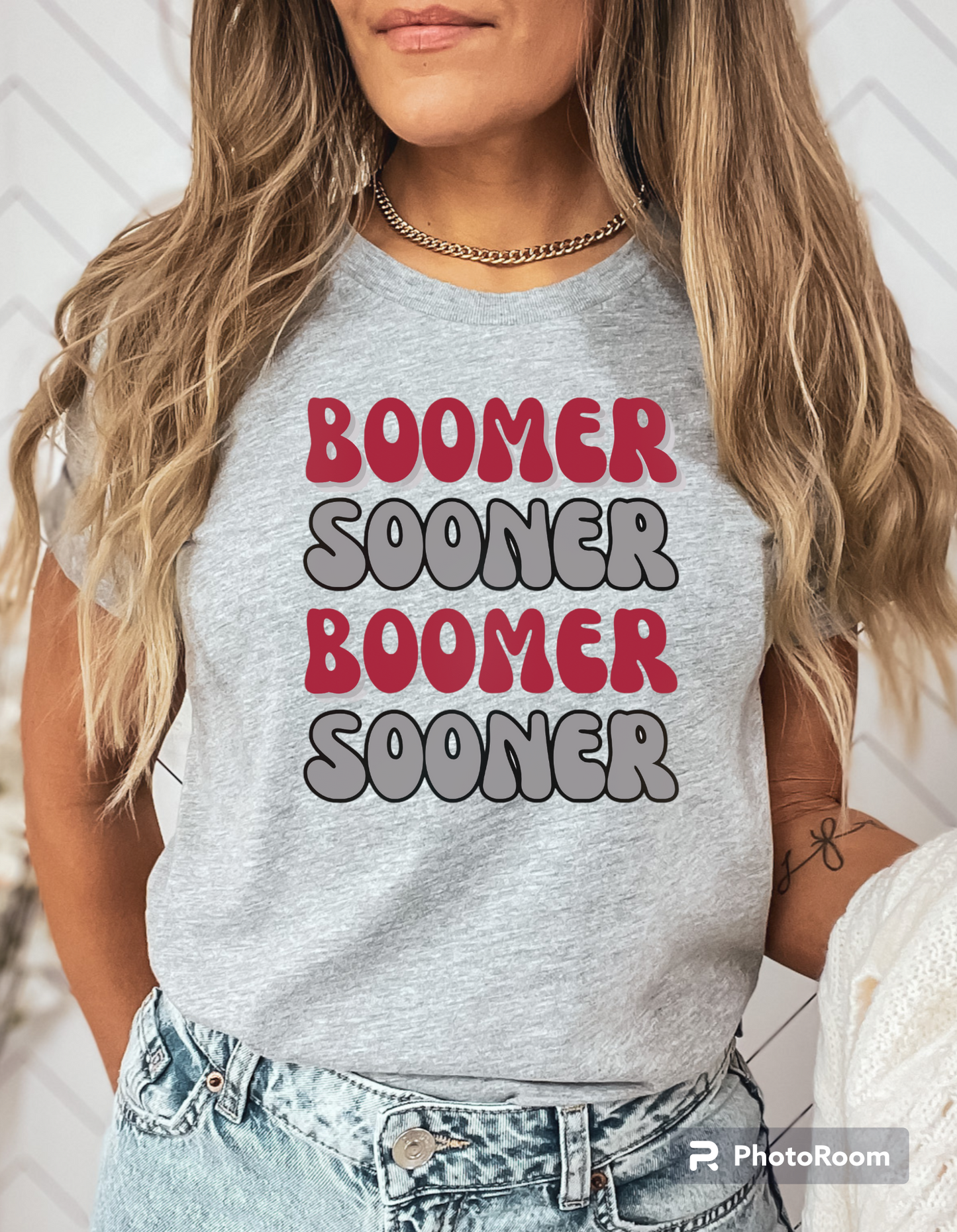Boomer Sooner Ladies Graphic Tee