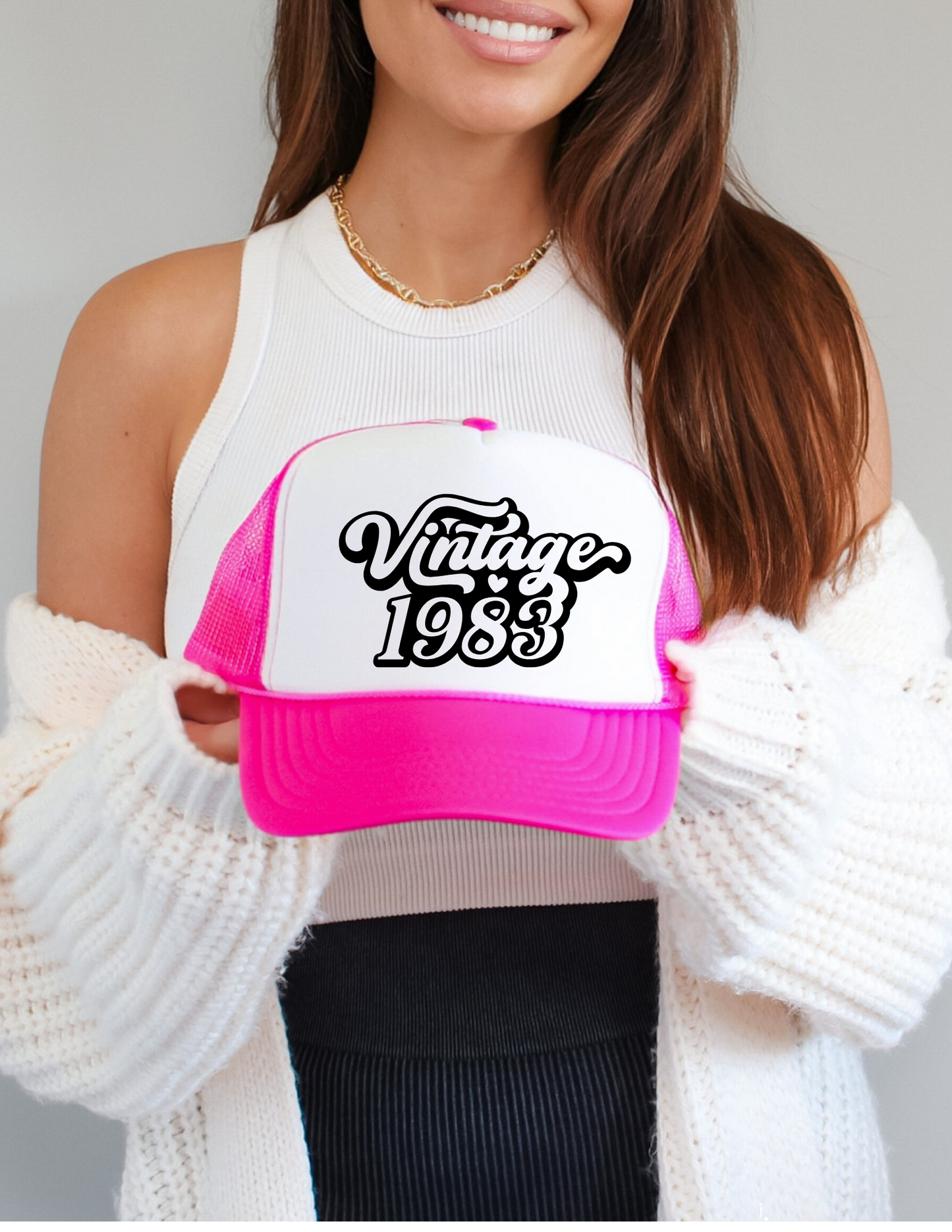 Vintage Birth Year Trucker Hat