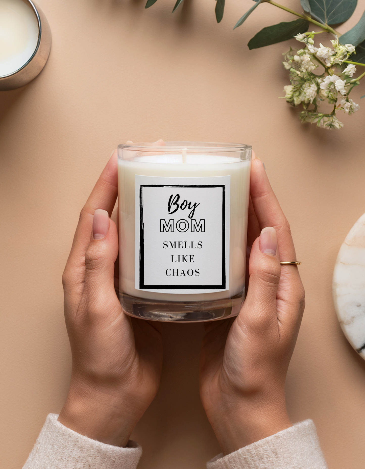 Boy Mom Candle