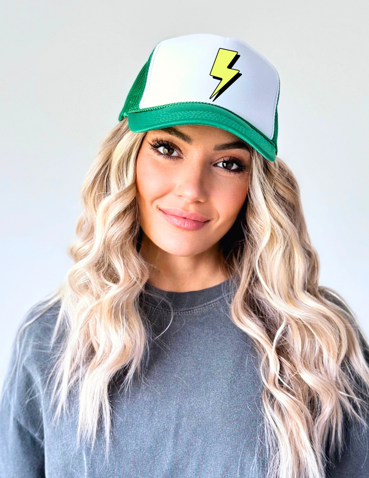 Ladies Lightning Bolt Trucker Hat