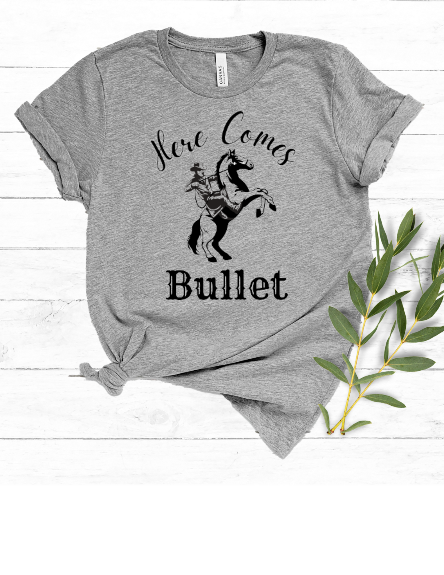 Here Comes Bullet Ladies Graphic Tee