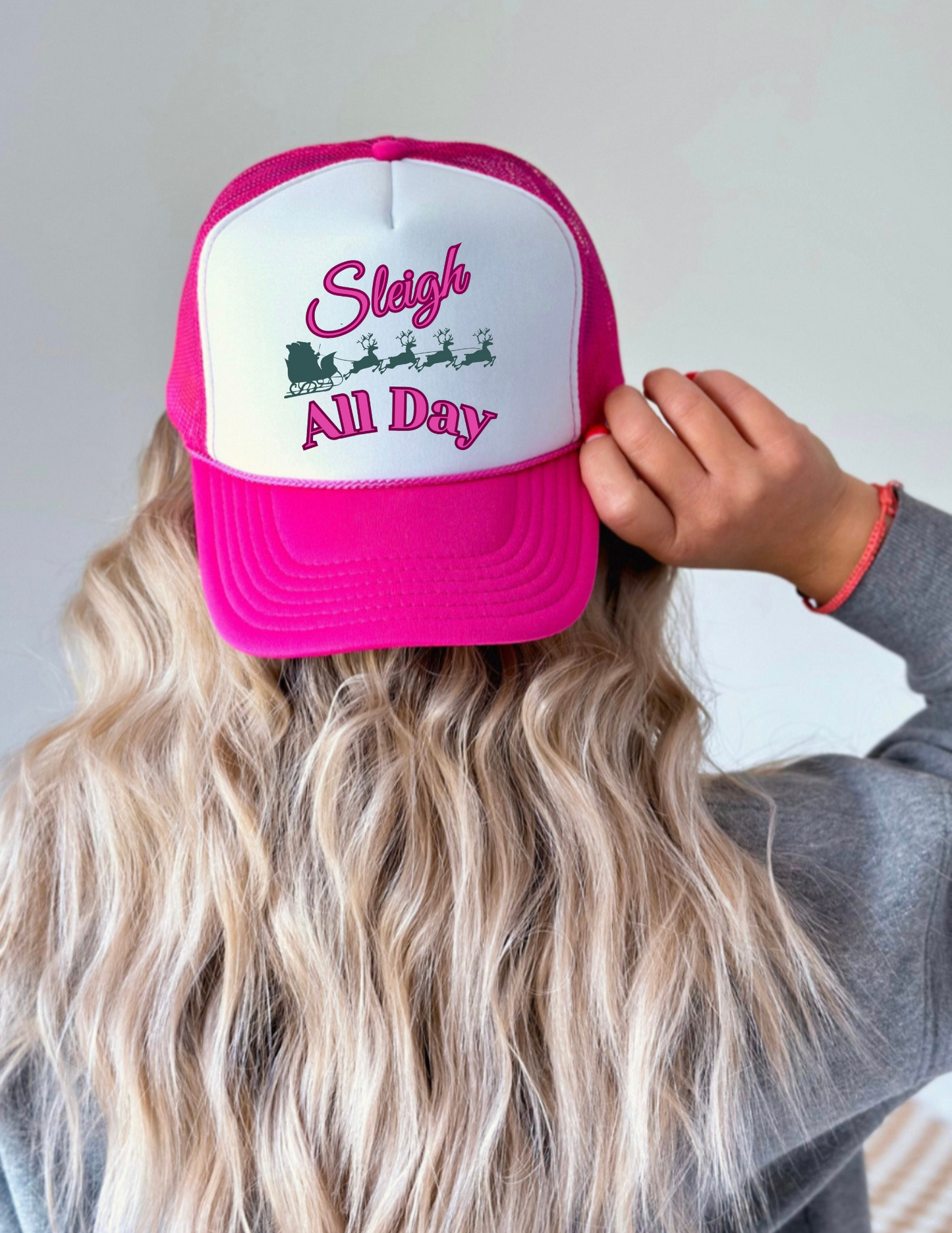 Sleigh All Day Trucker Hat