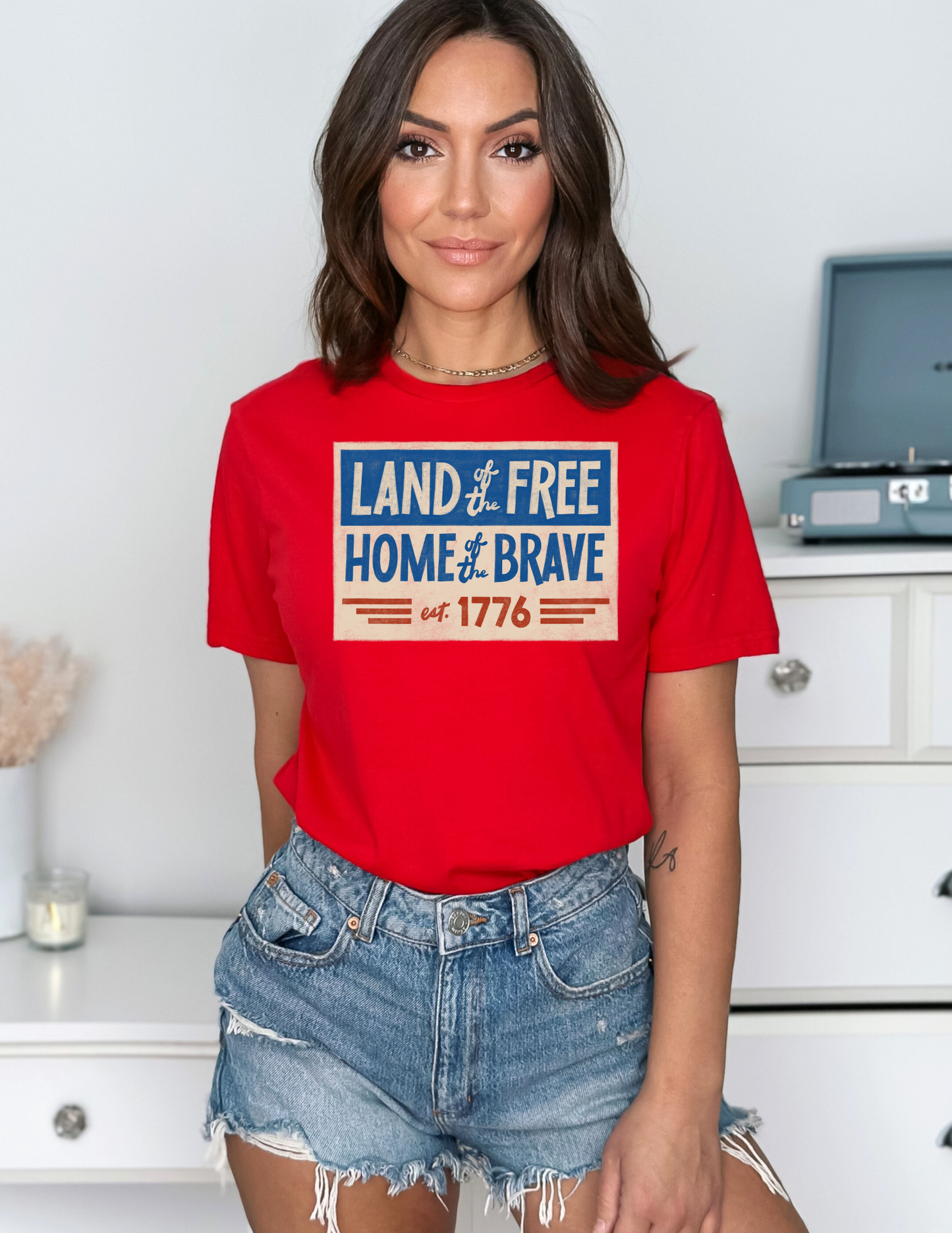 Land of The Free Graphic Tee