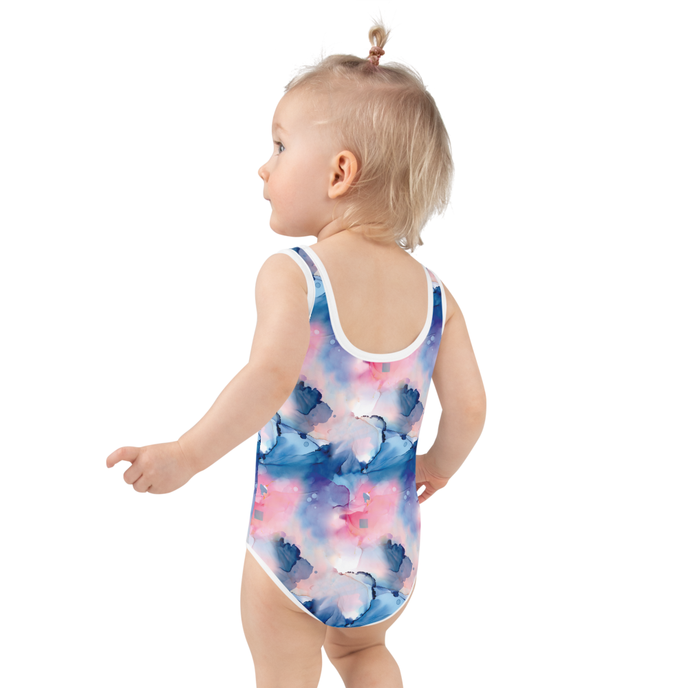 Girl's Tie Dye Sky Swimsuit