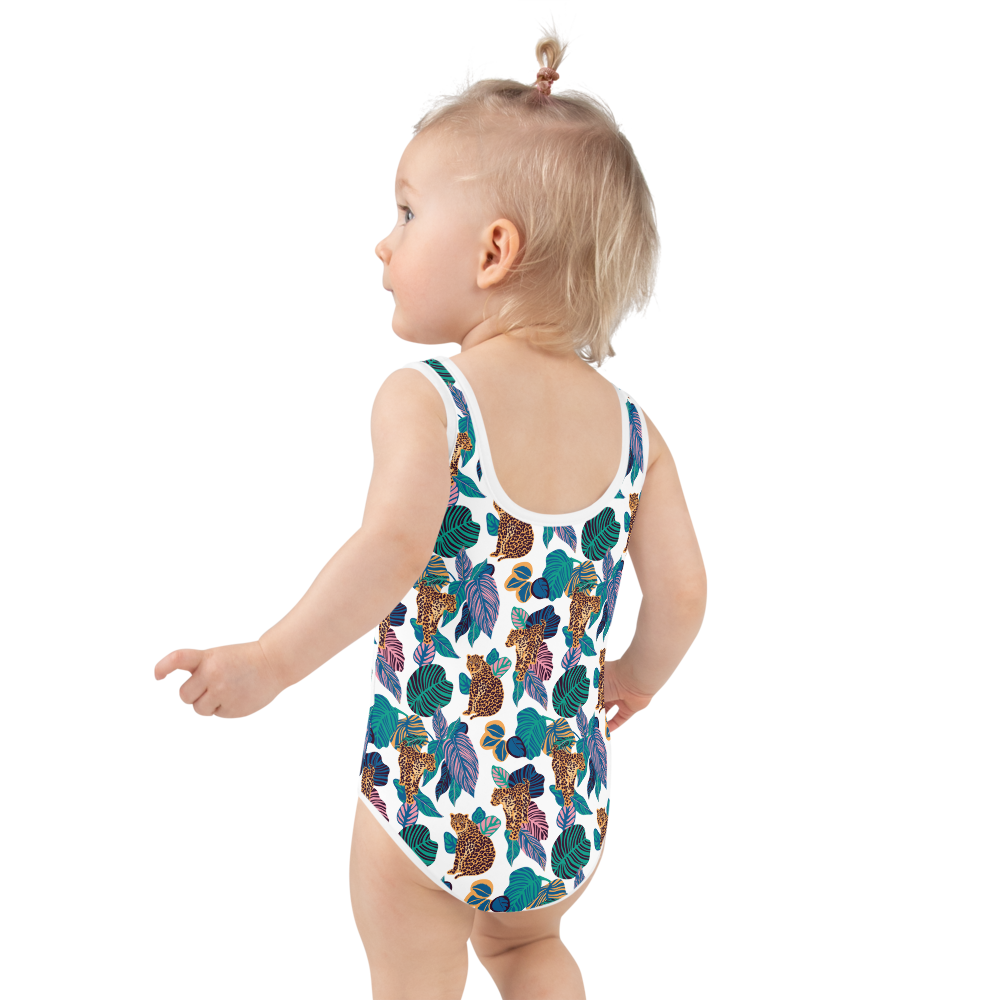 Girl's Jungle Jaguar One Piece Swimsuit