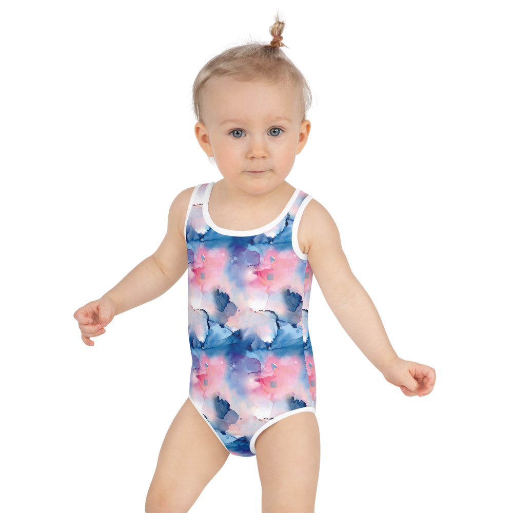 Girl's Tie Dye Sky Swimsuit