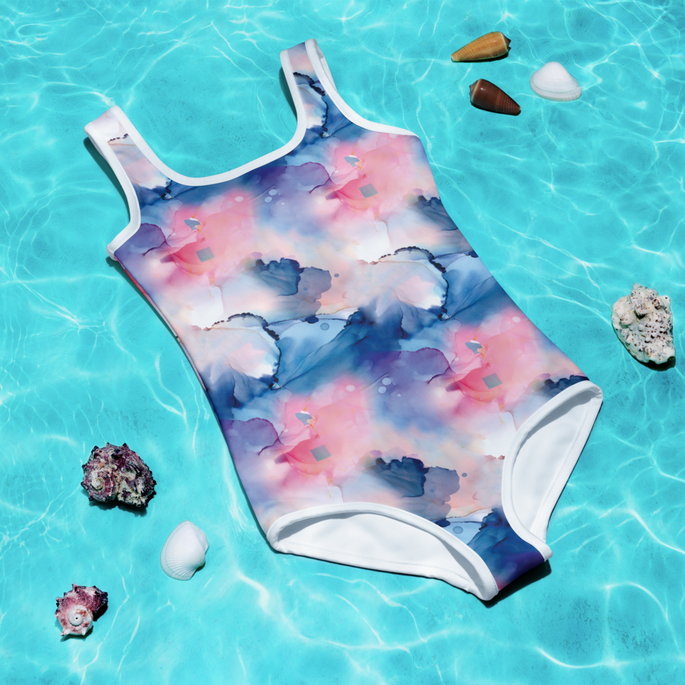 Girl's Tie Dye Sky Swimsuit