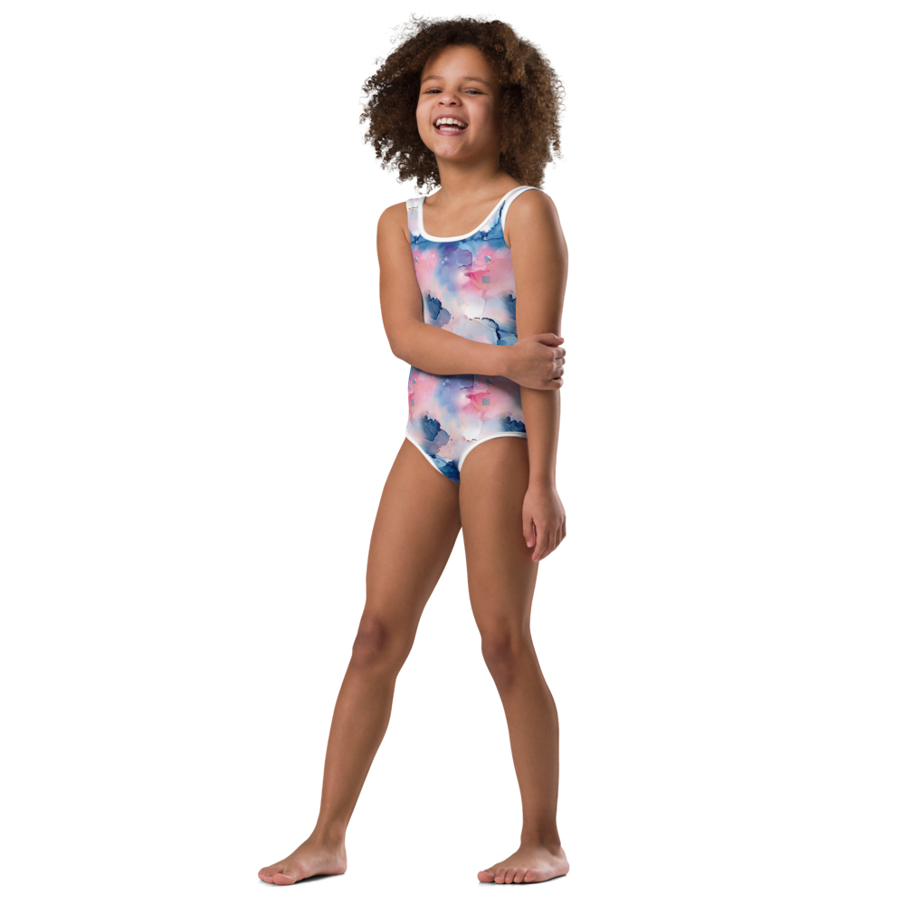 Girl's Tie Dye Sky Swimsuit