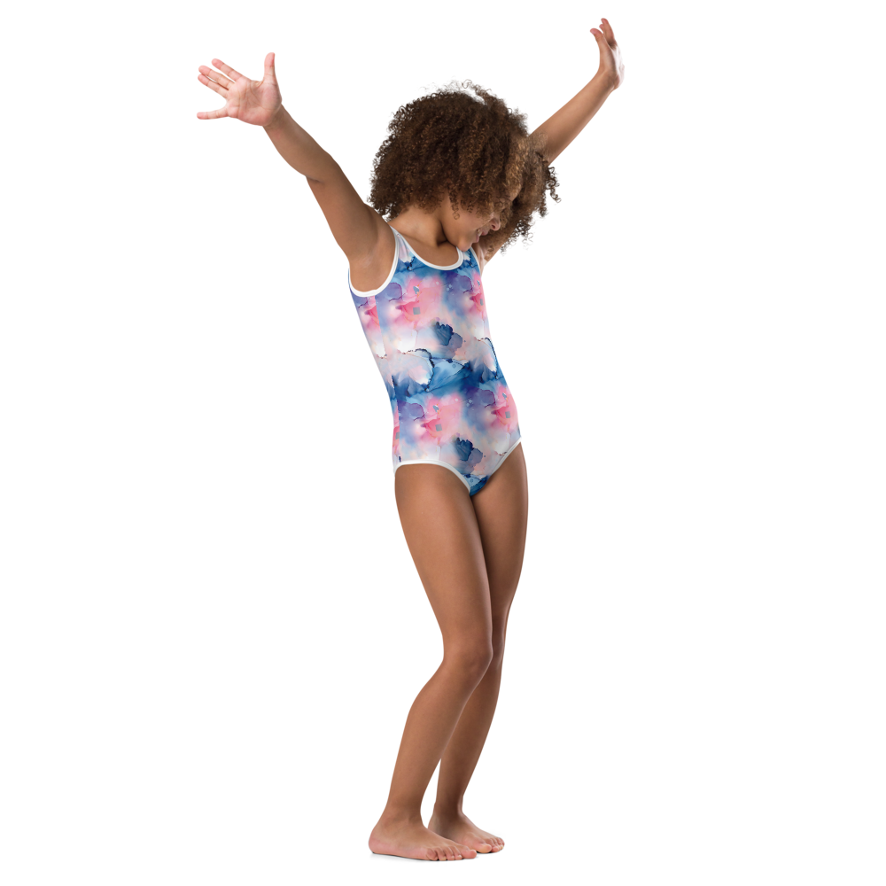 Girl's Tie Dye Sky Swimsuit