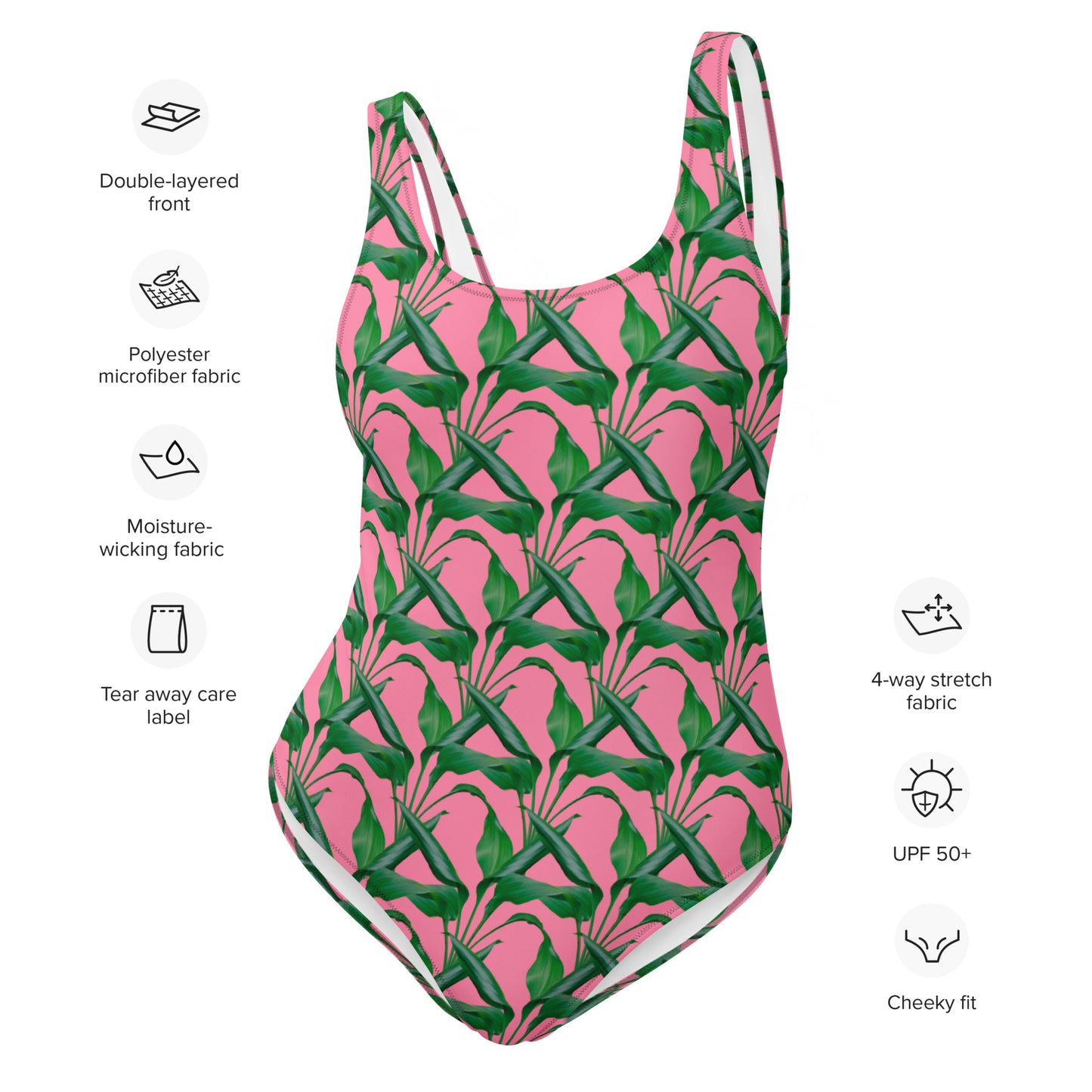 Pink Palm Swimsuit