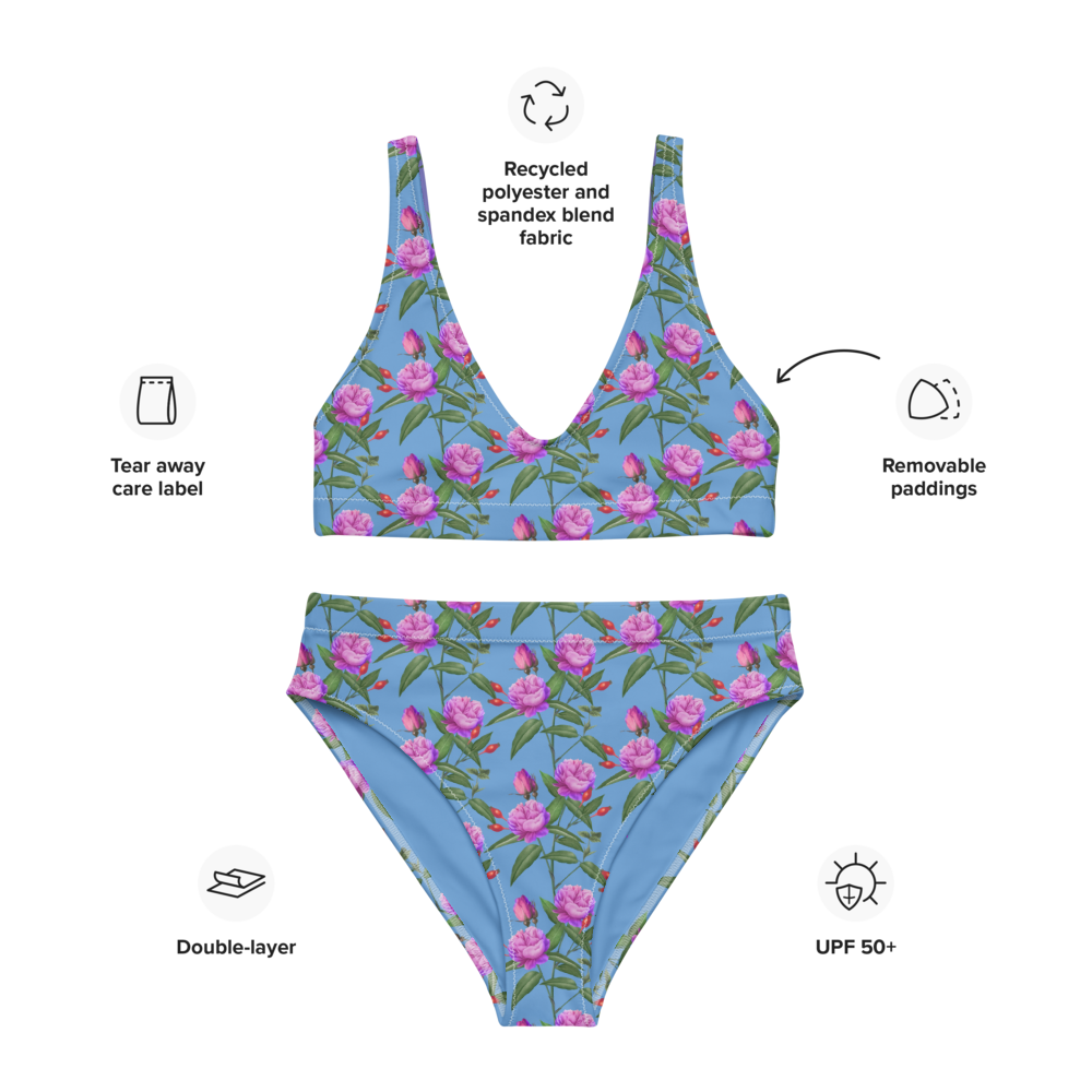 Floral Fields Two Piece Swimsuit