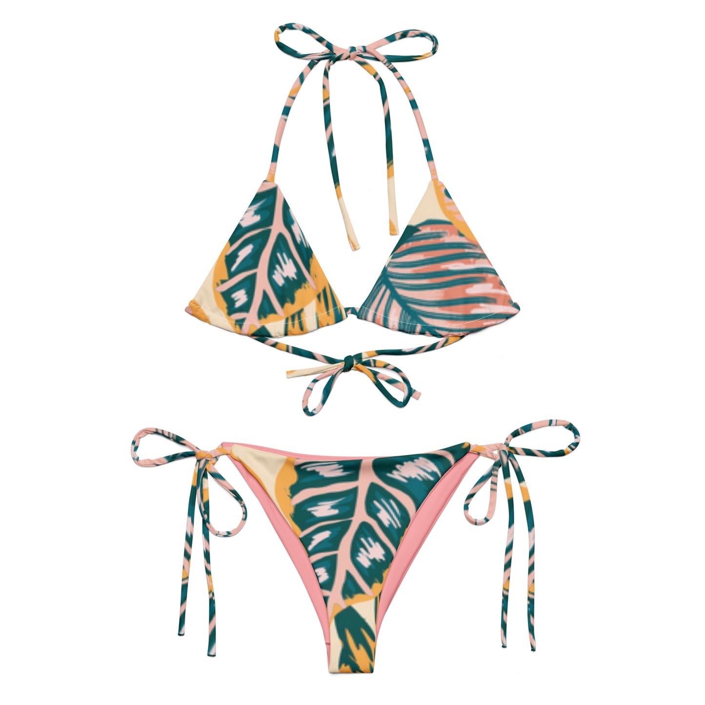 Palm Two Piece Swimsuit