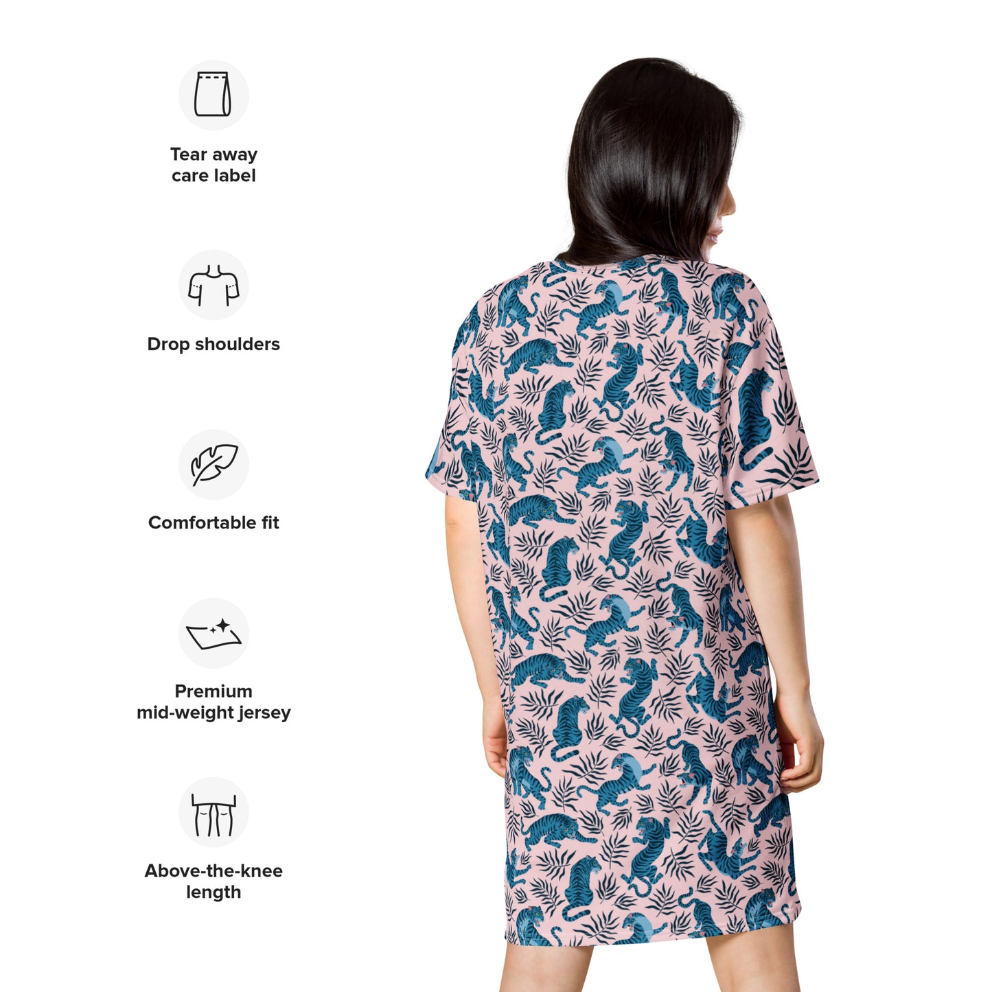 Midnight Jaguar T-Shirt Dress