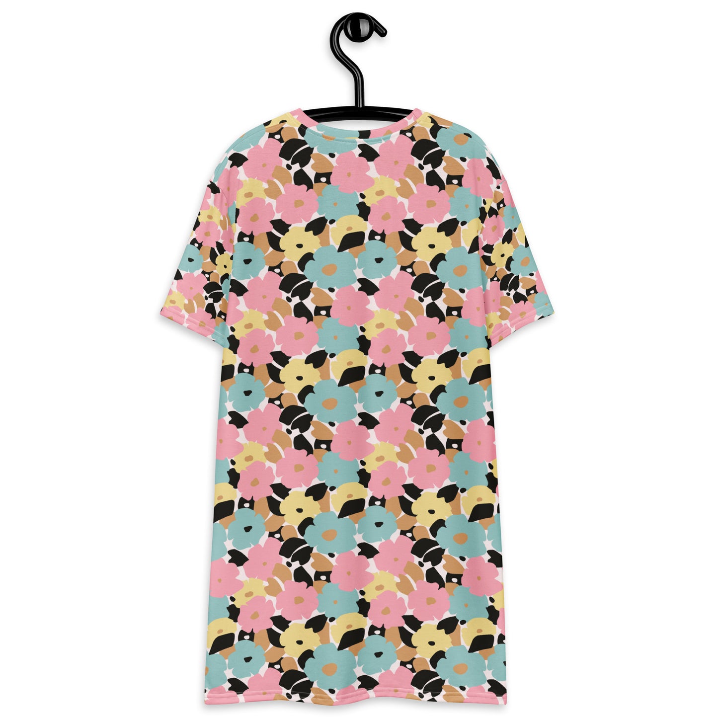 Spring Poppies T-Shirt Dress