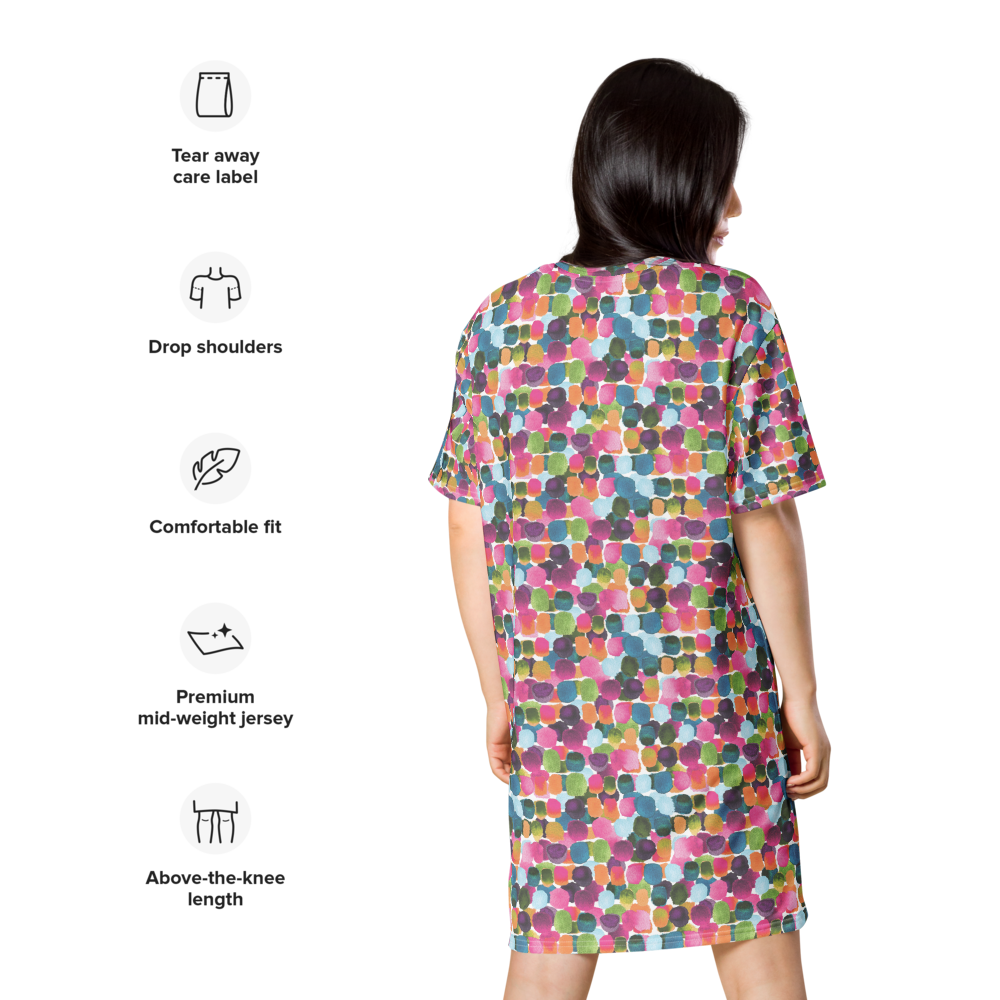 Kaleidoscope T-Shirt Dress