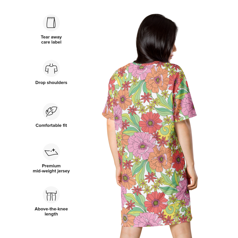 Woodstock Daisy T-Shirt Dress