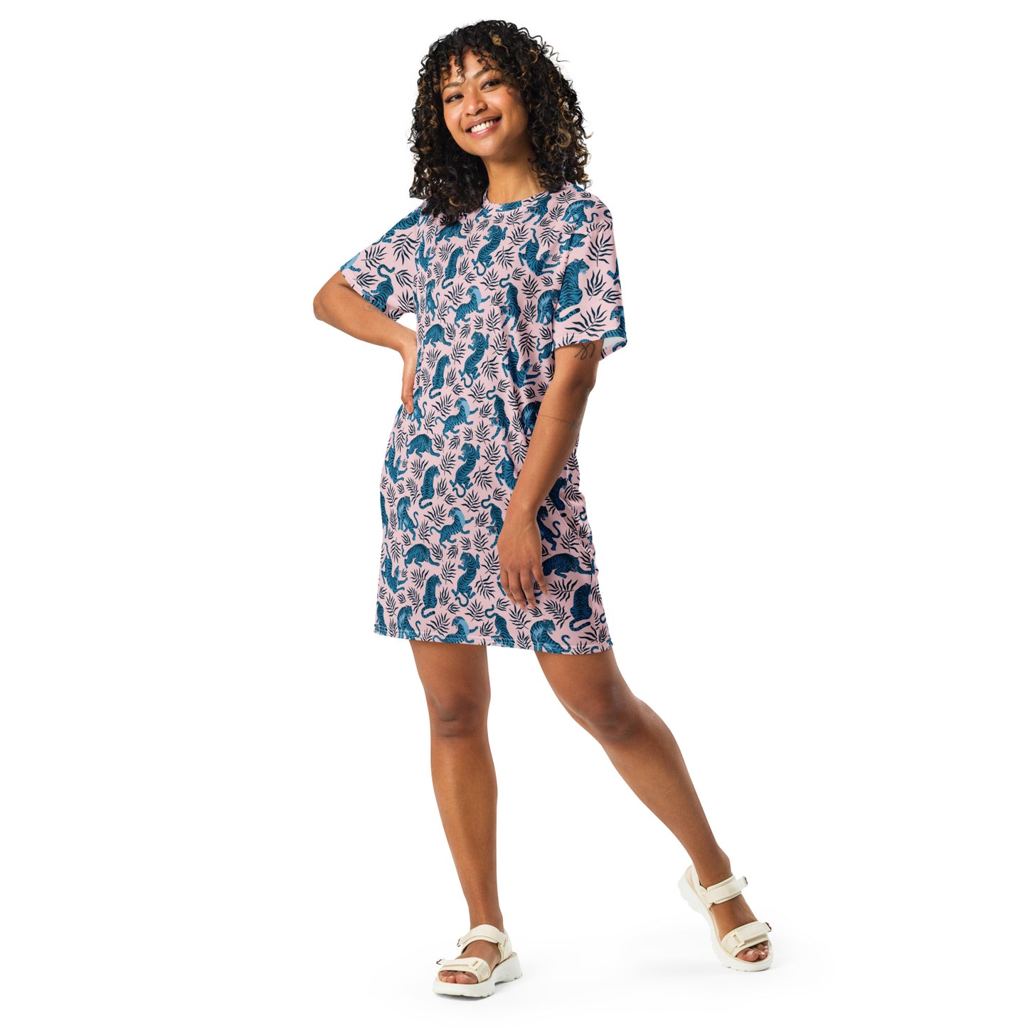 Midnight Jaguar T-Shirt Dress