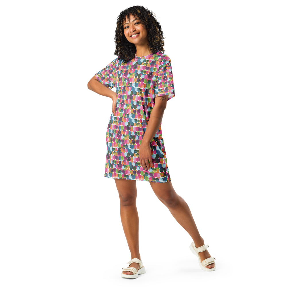 Kaleidoscope T-Shirt Dress