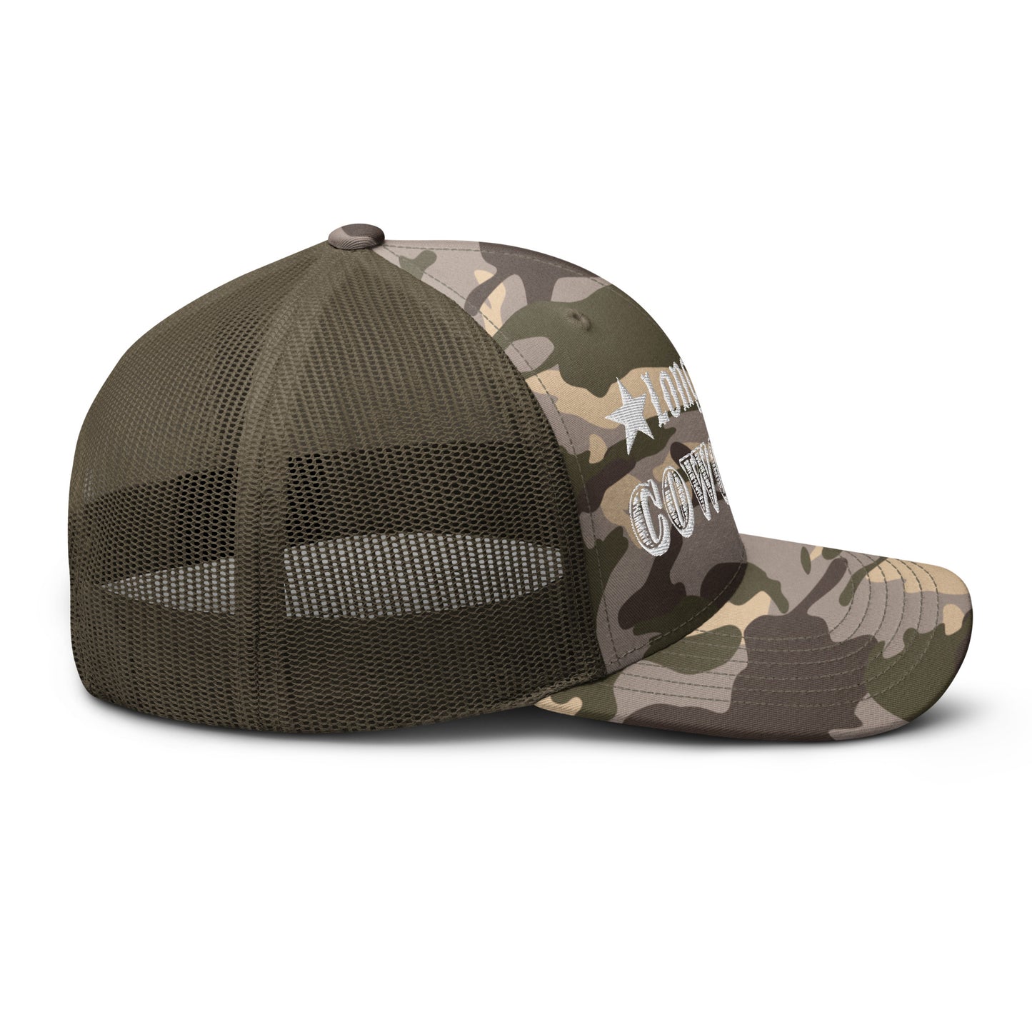 "Long Live Cowgirls" Camo Trucker Hat