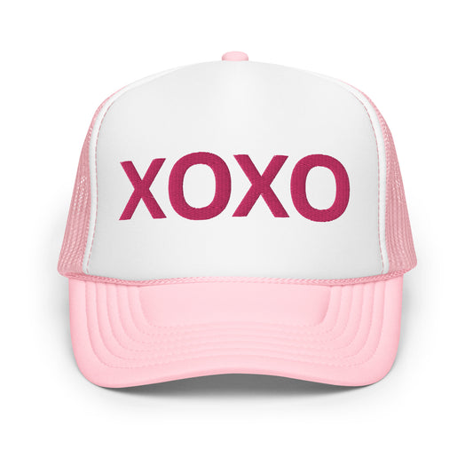 Kisses and Hugs Embroidered Trucker Hat