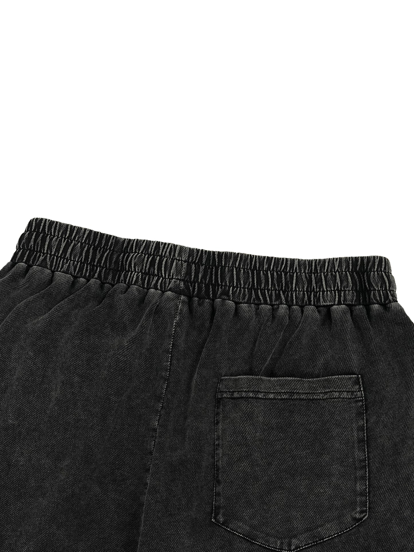 “I can buy myself flowers” barrel jeans in black