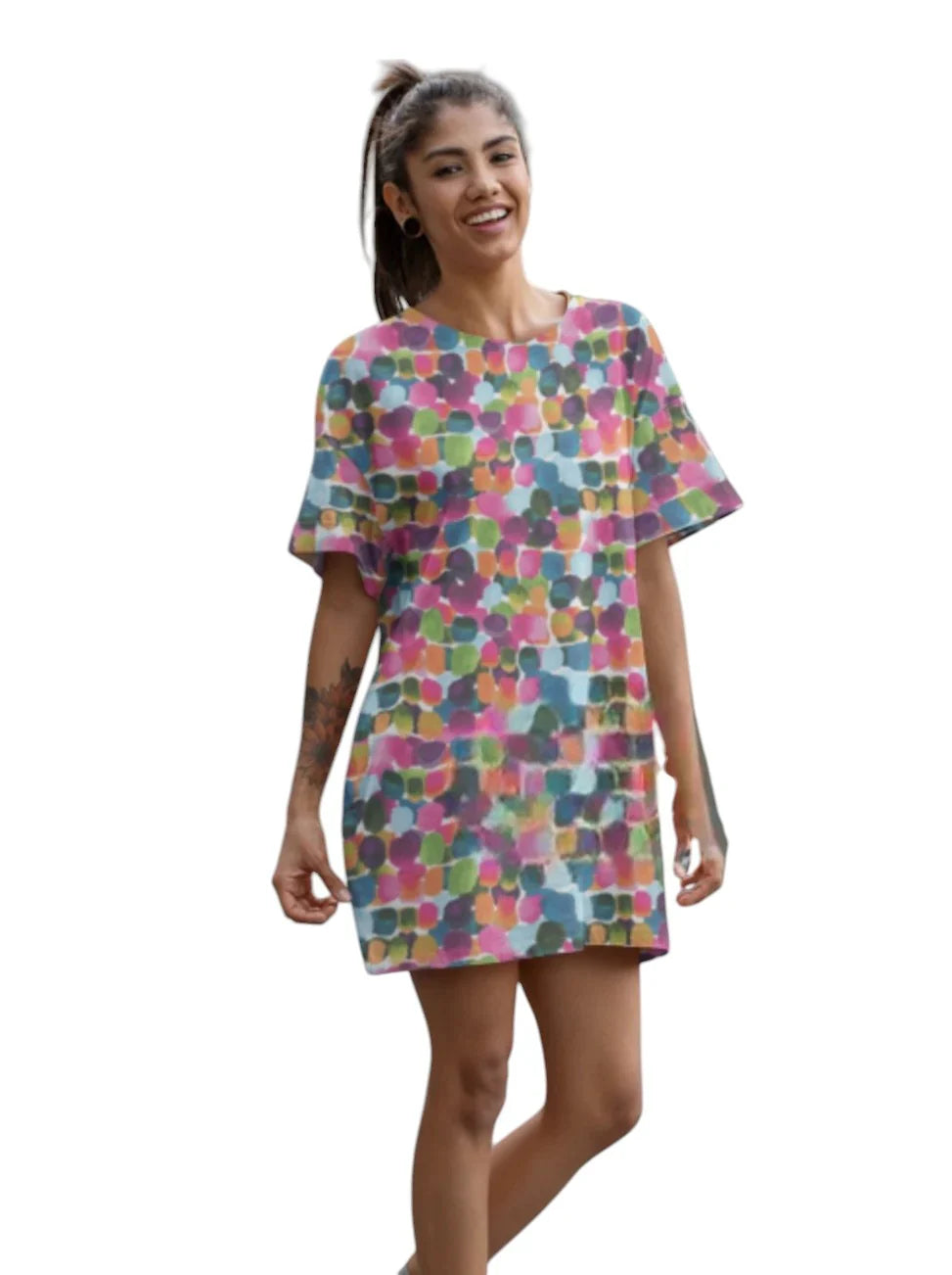 Kaleidoscope T-Shirt Dress
