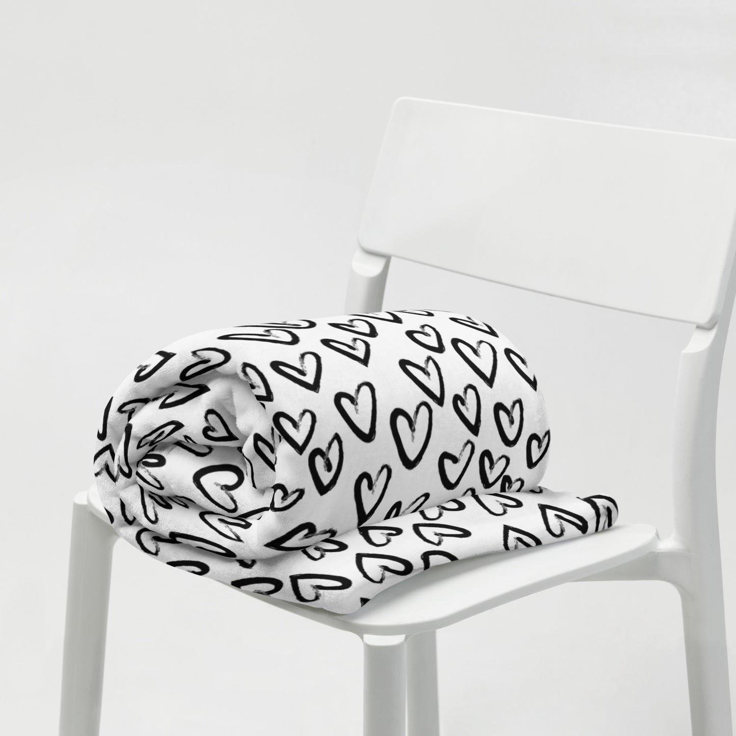 Handwritten Heart Blanket