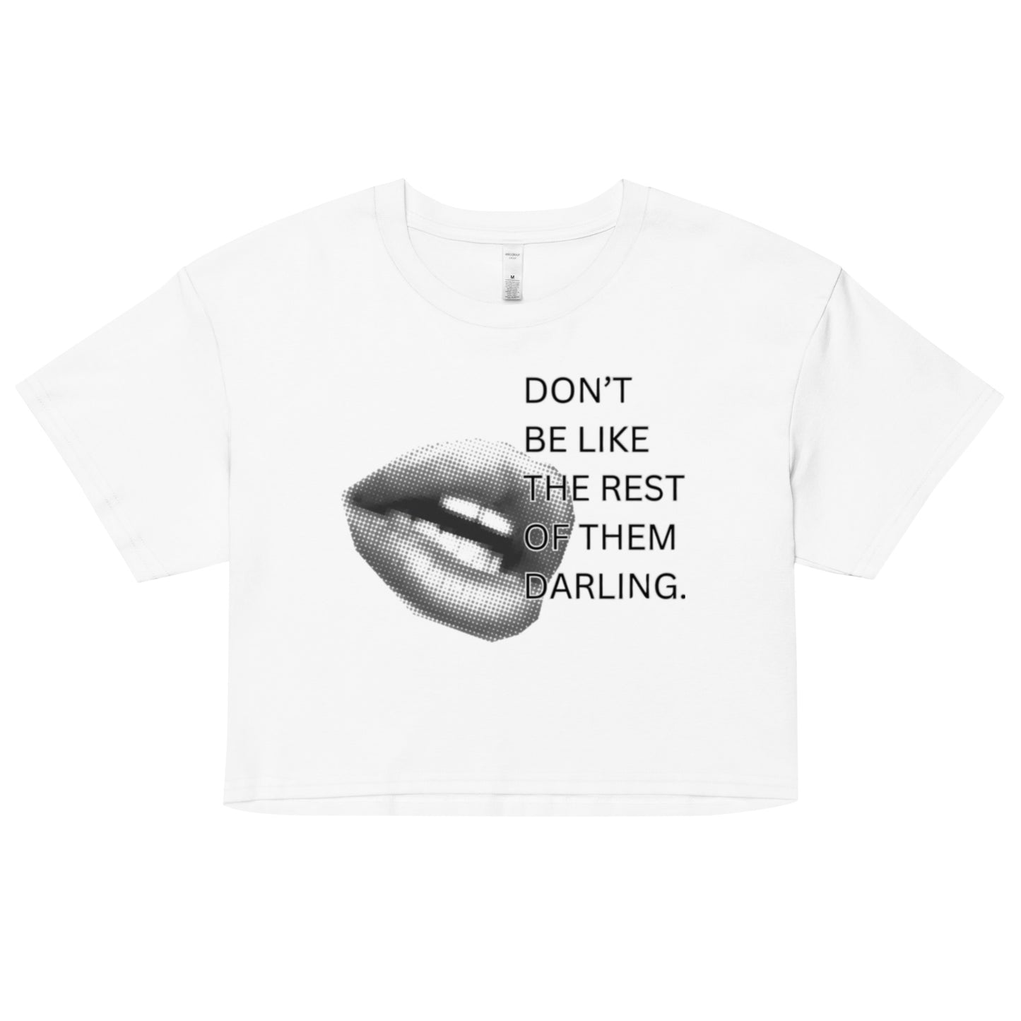 "Darling" Crop Top Tee