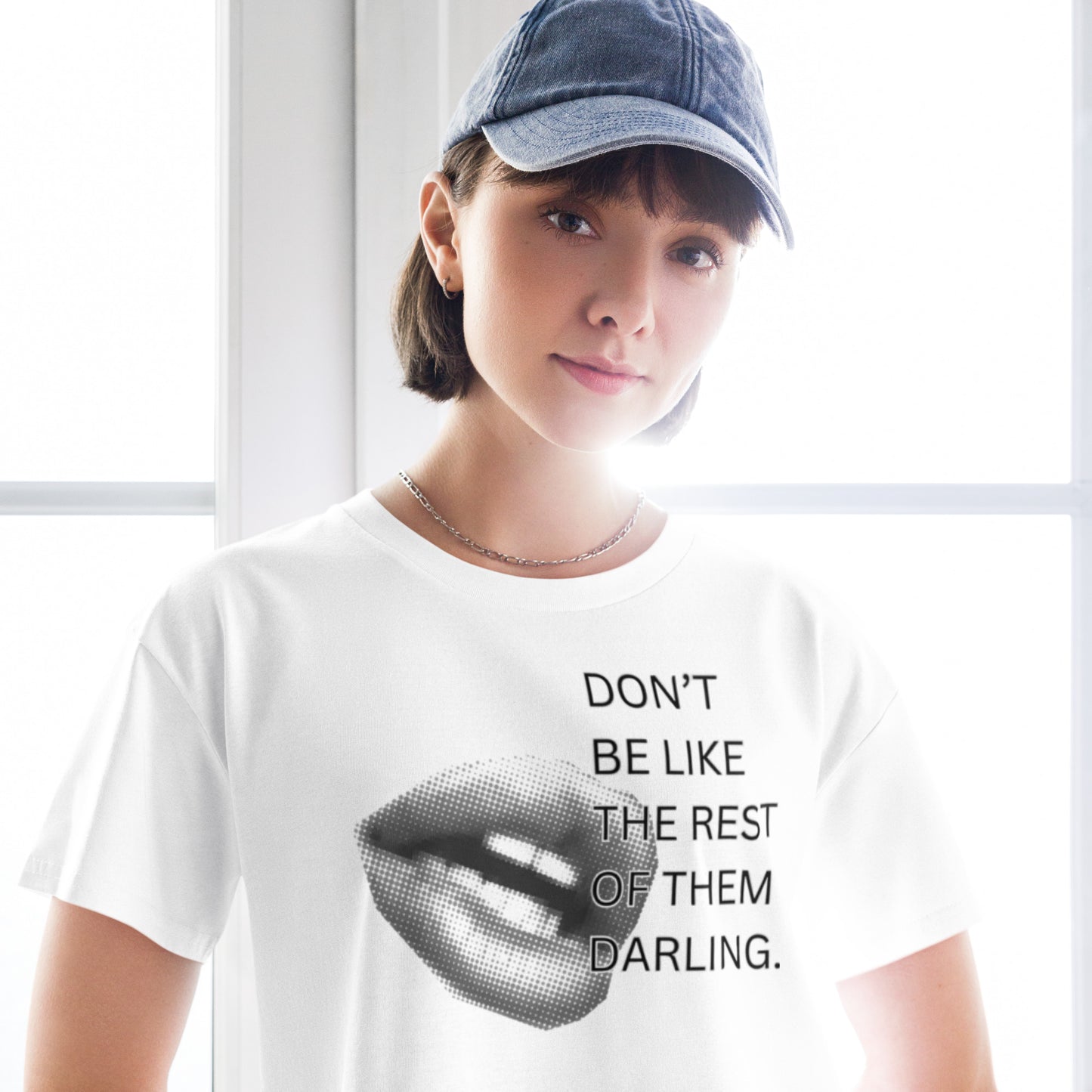 "Darling" Crop Top Tee