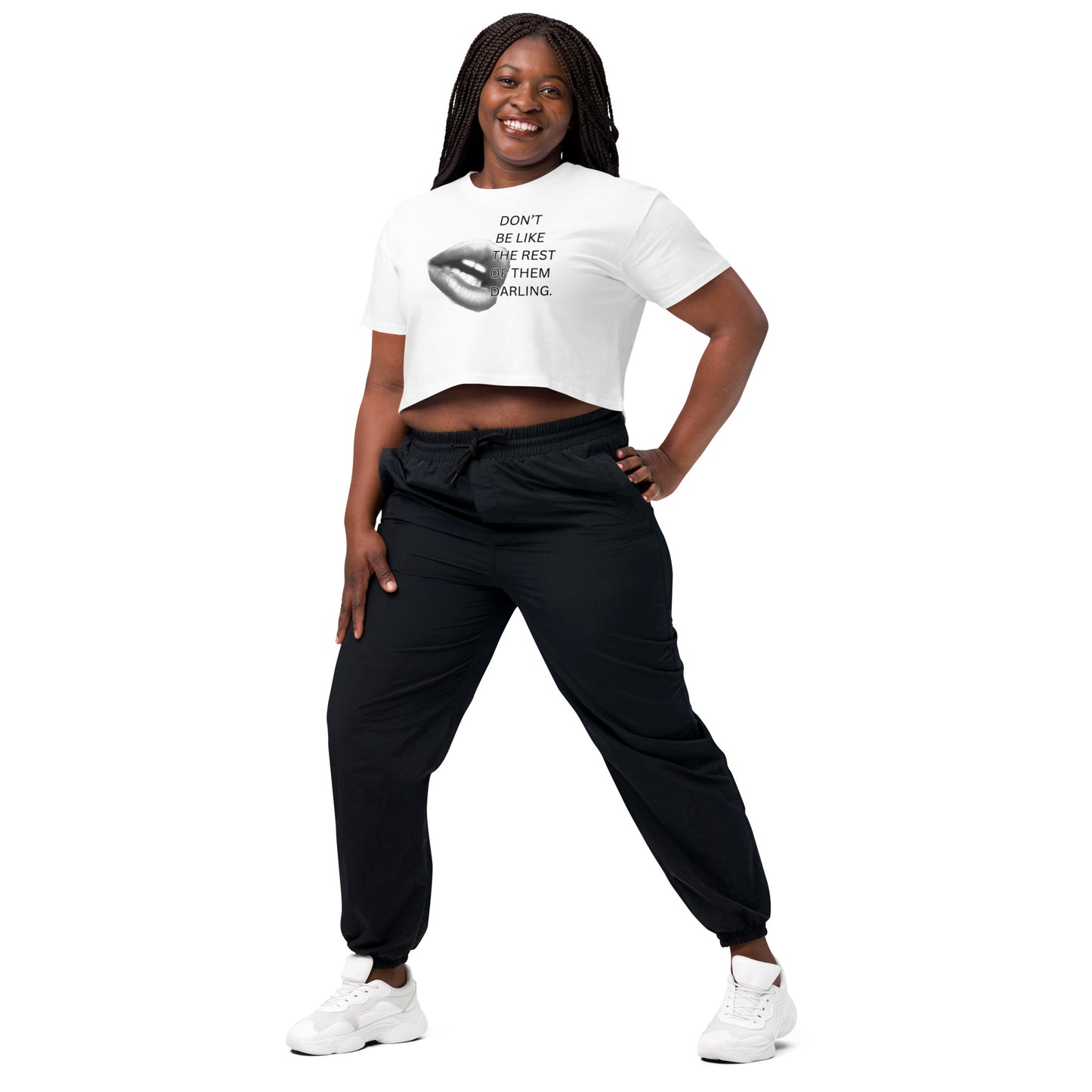 "Darling" Crop Top Tee