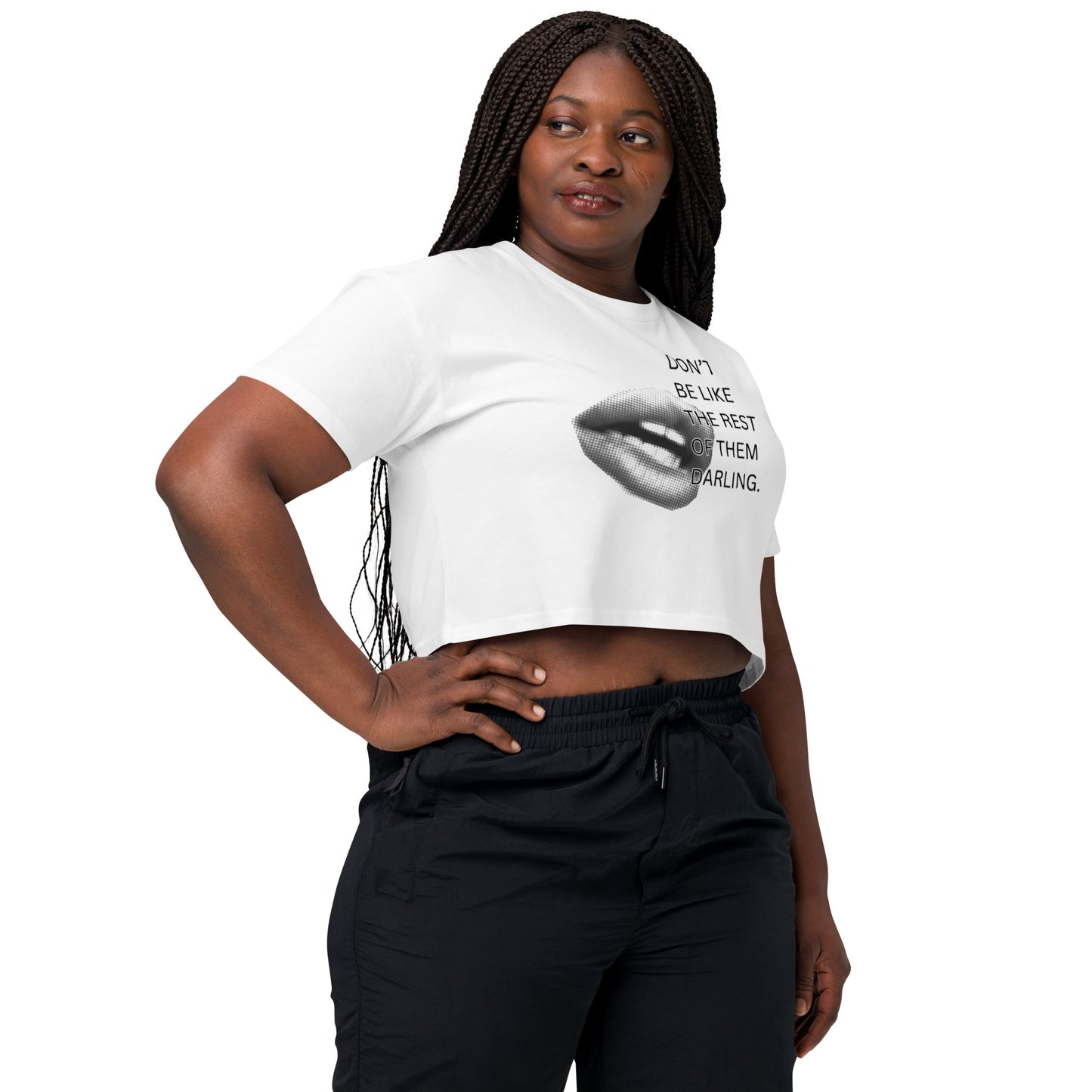 "Darling" Crop Top Tee