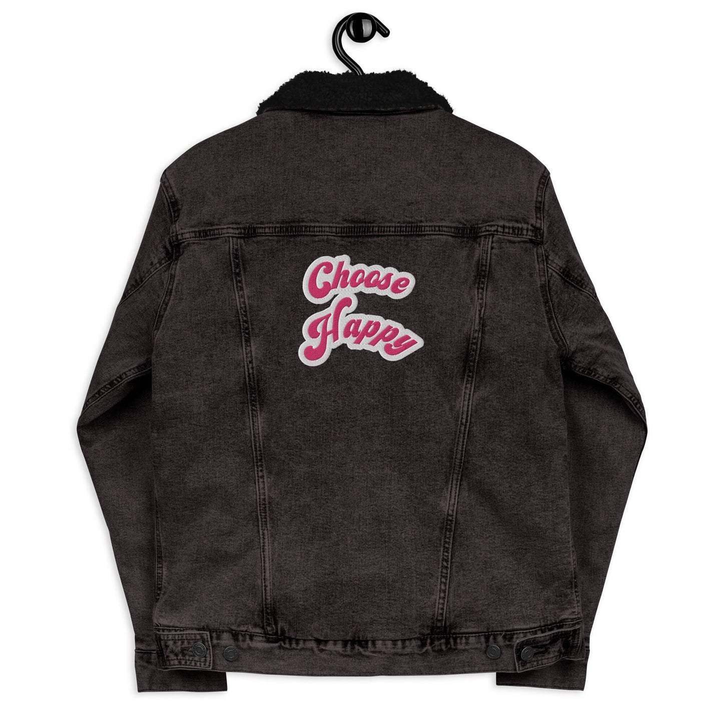 Choose Happy Jean Jacket