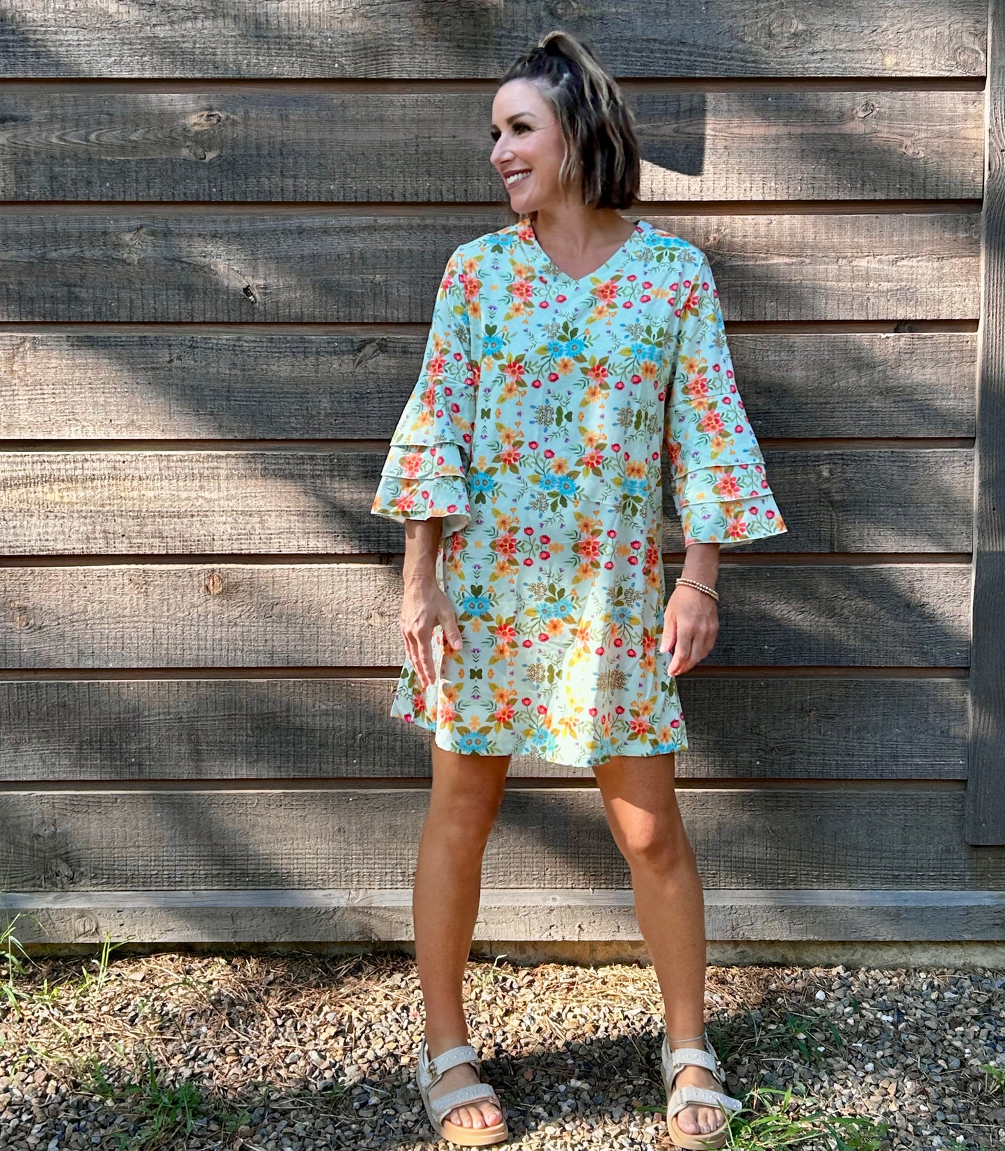 Meadow Tiered Sleeve Dress