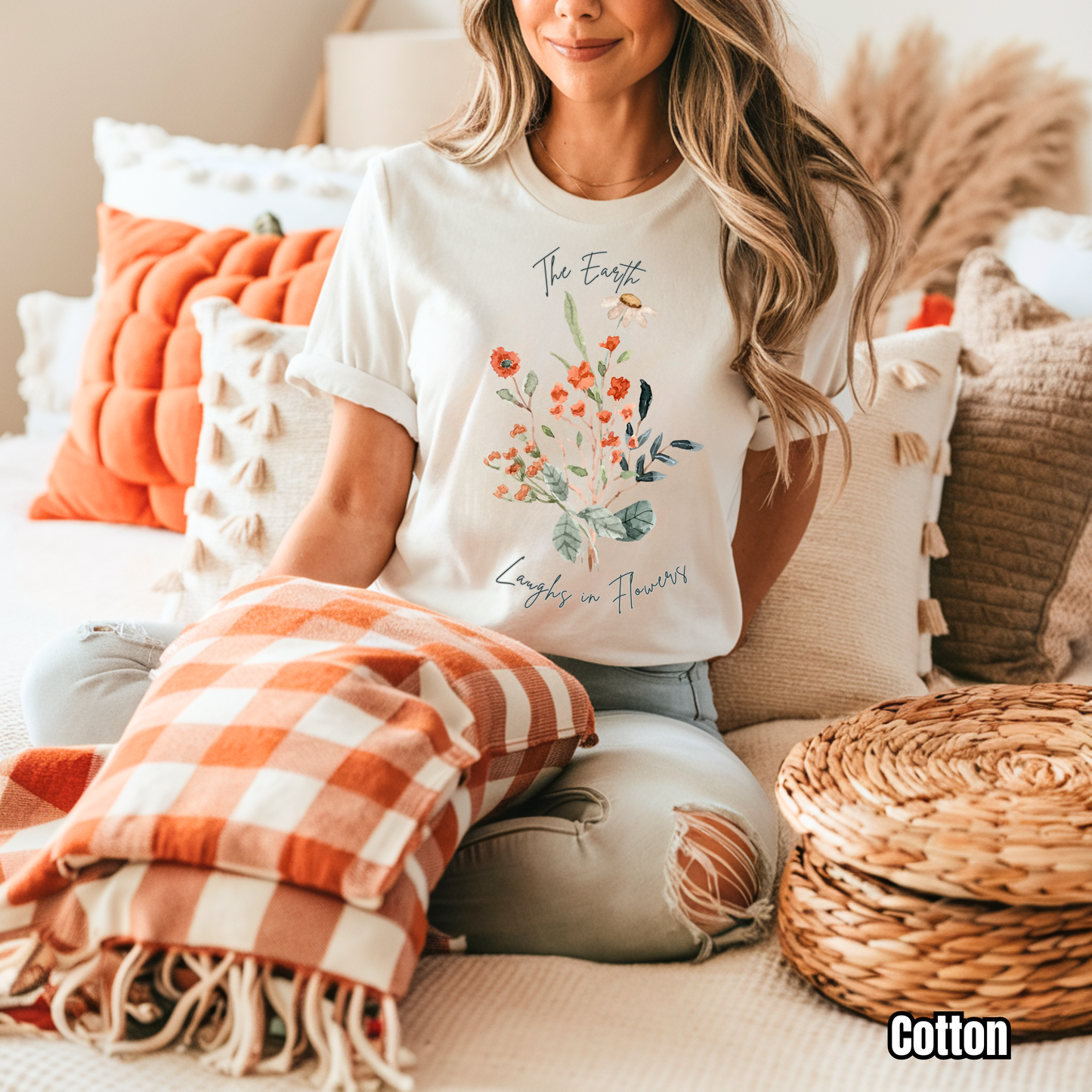 The Earth Laughs in Flowers Tee