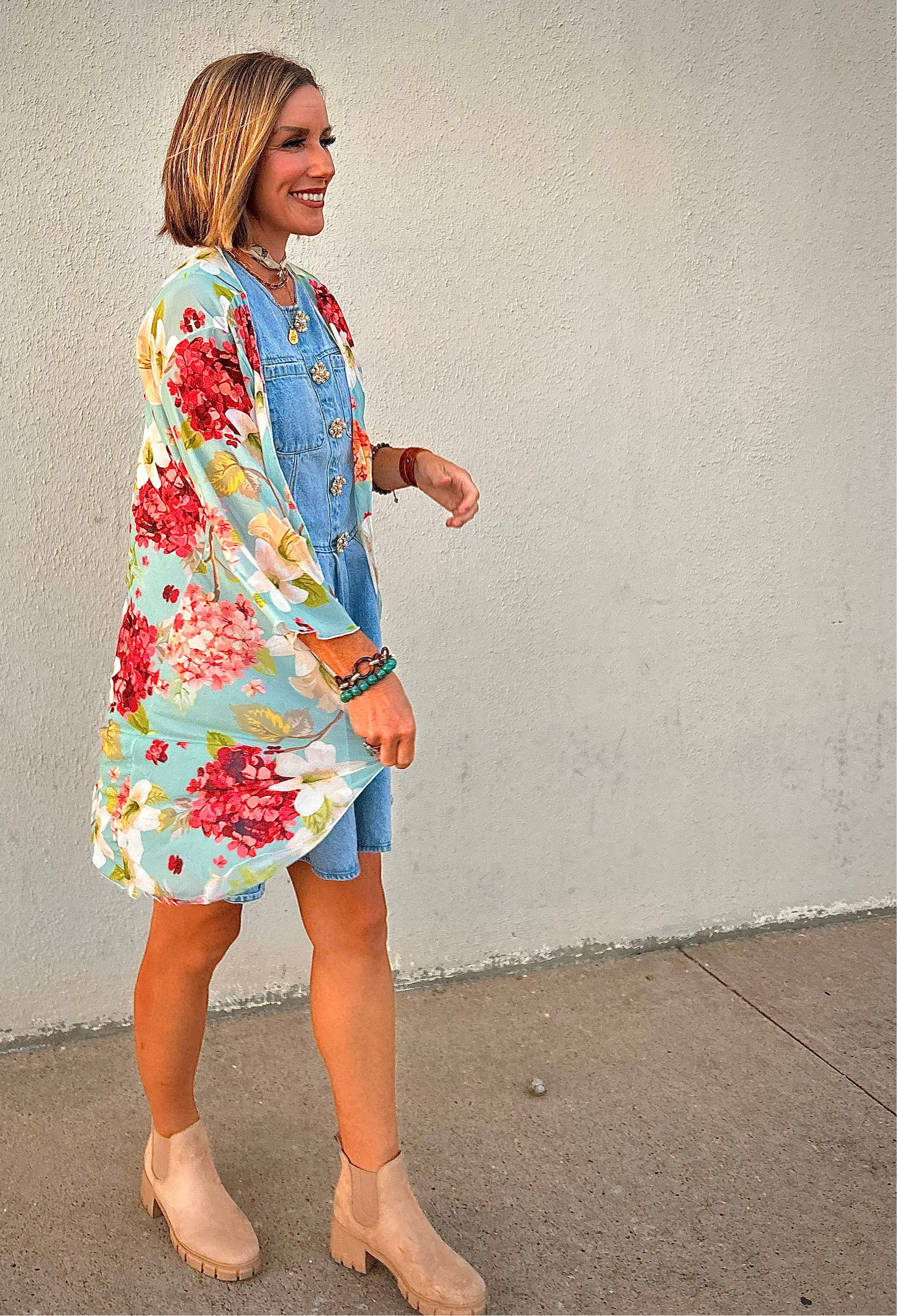 Fall Hydrangea Kimono