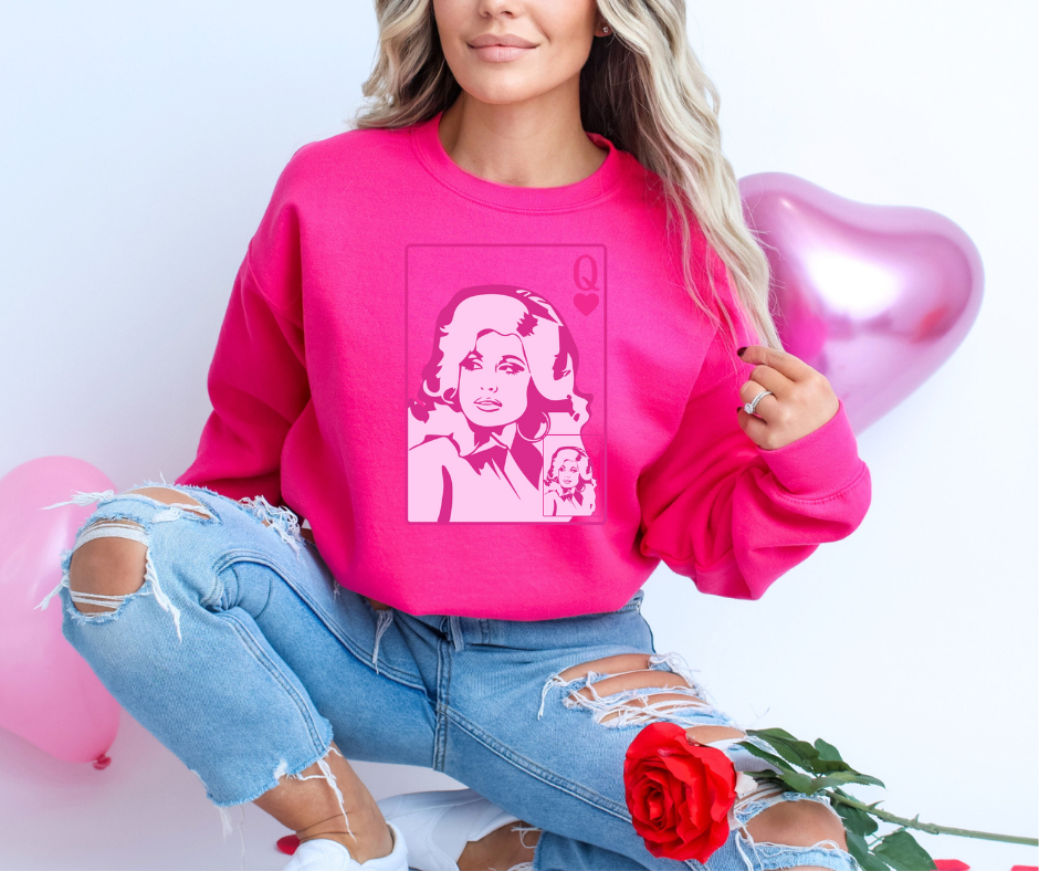 Queen of Hearts Dolly Sweatshirt